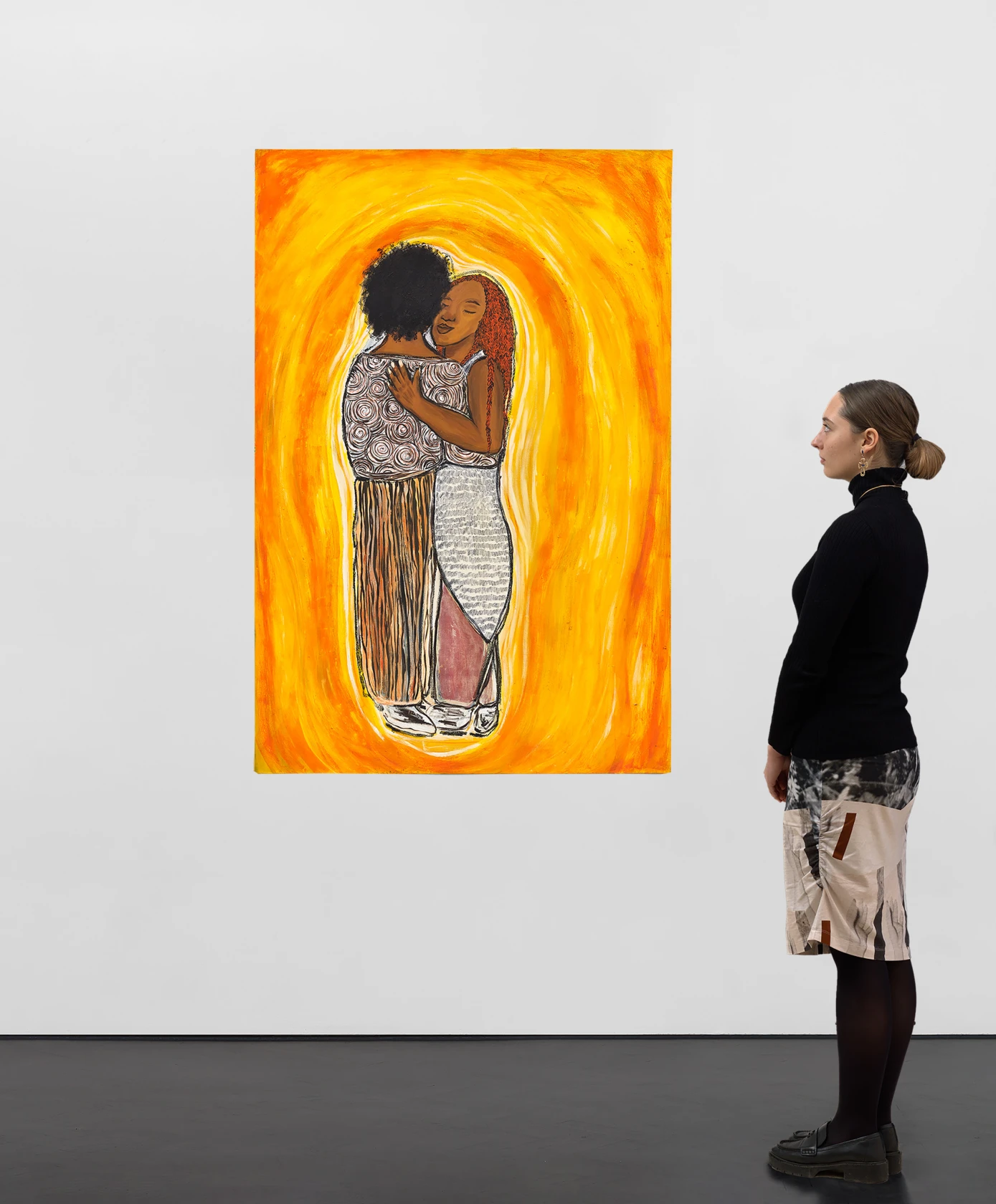 Sola Olulode She walked up to me in the street and embraced me, 2023