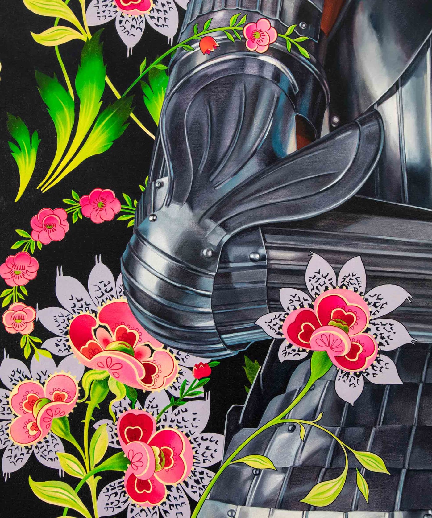 Kehinde Wiley, Portrait of Nelly Moudime, 2019