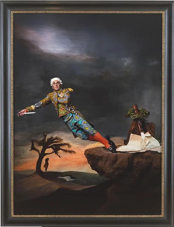 Yinka Shonibare, Fake Death Picture (The Suicide - Leonardo Alenza), 2011