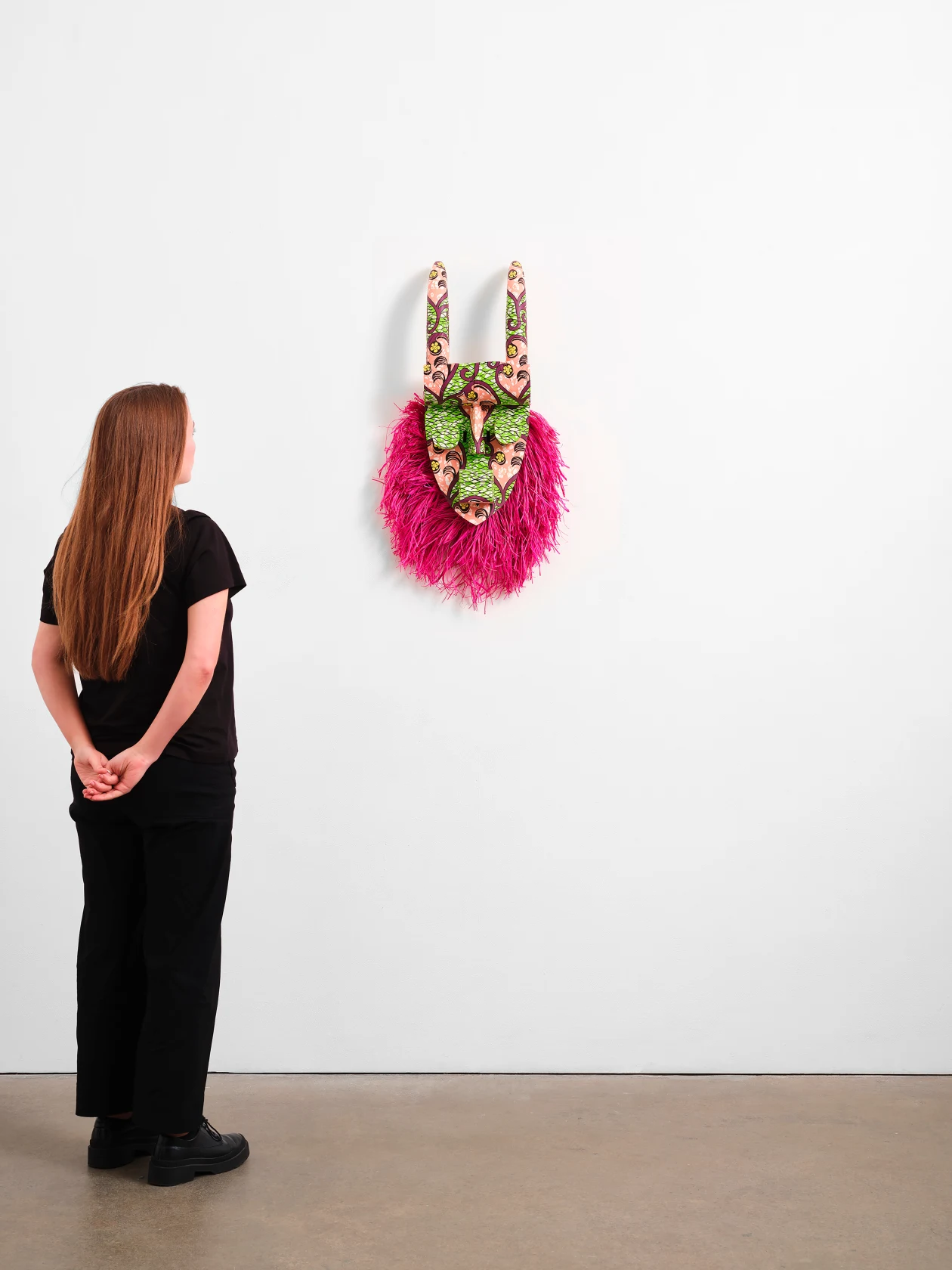 Yinka Shonibare, Hybrid Mask (Kru) II, 2022