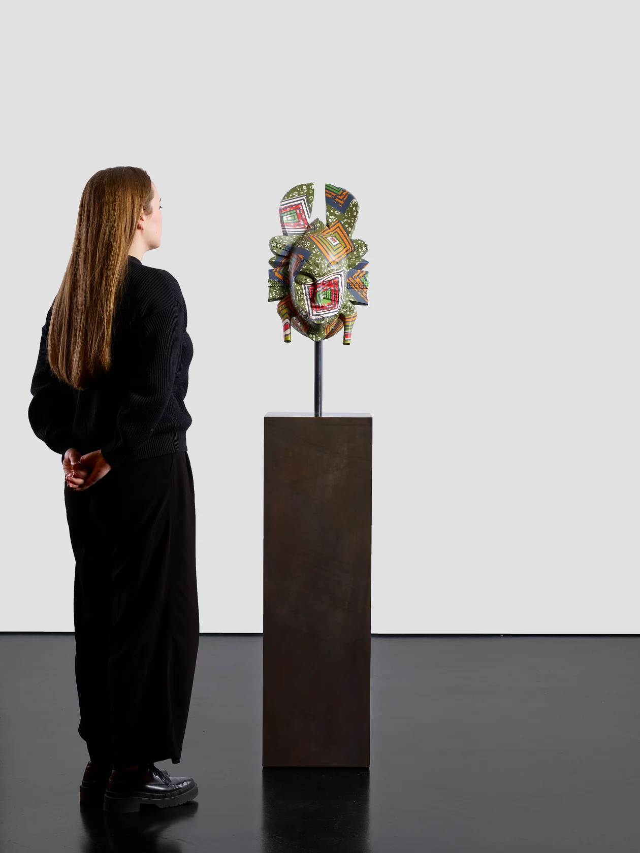 Yinka Shonibare, Hybrid Mask (K'peliye'e), 2020 - 2021