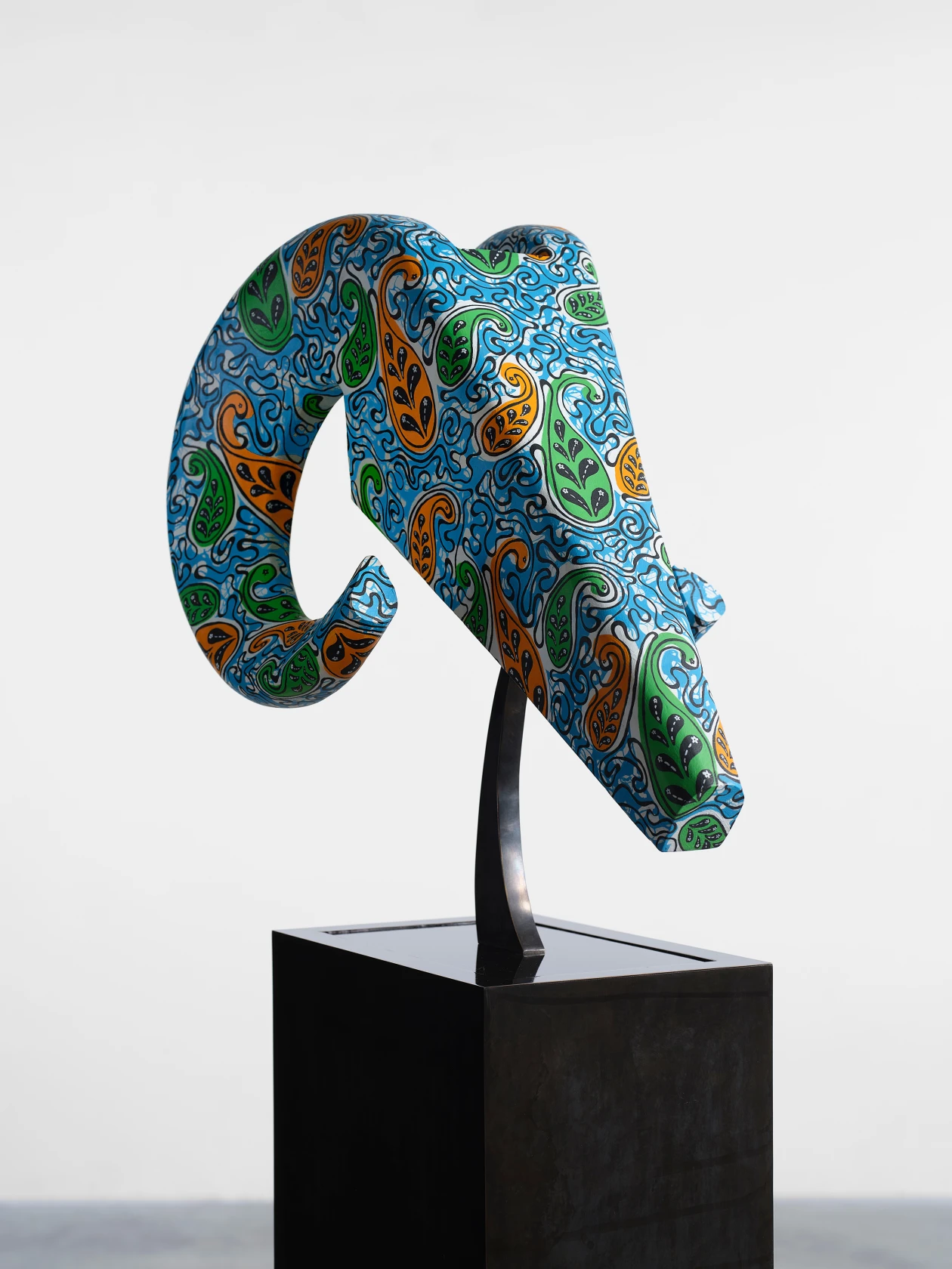 Yinka Shonibare Hybrid Mask (Bozo), 2023