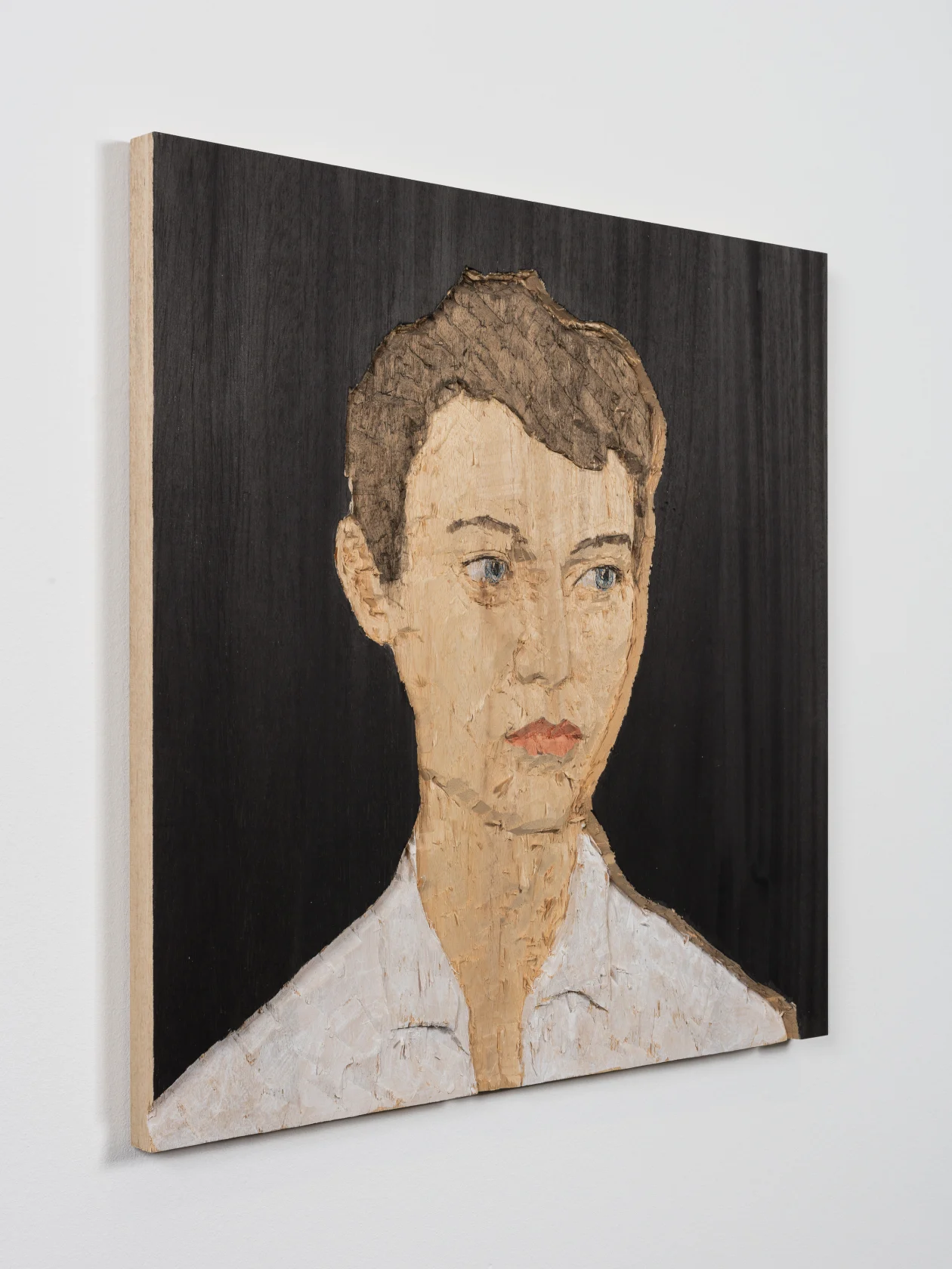 Stephan Balkenhol, Man Black and White, 2017