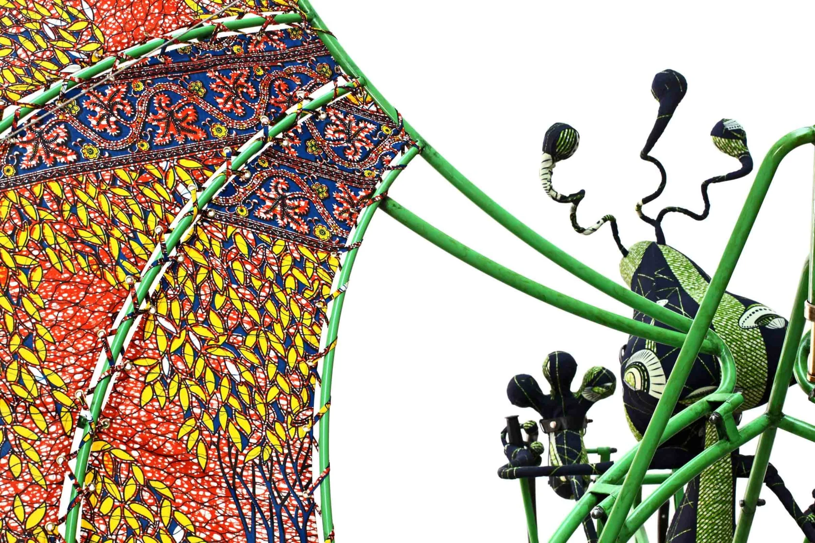 Yinka Shonibare Alien man on flying machine, 2011
