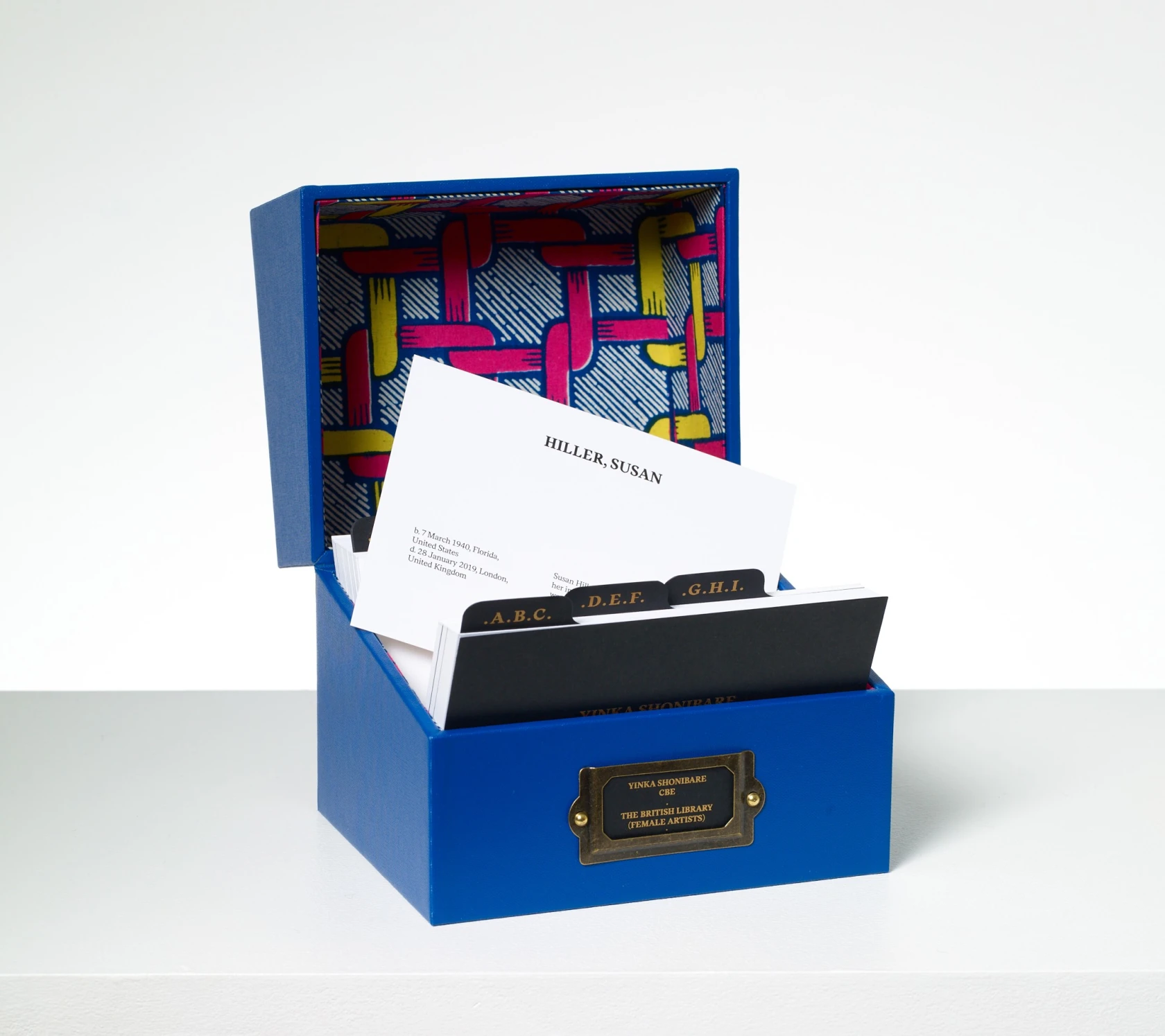 Yinka Shonibare British Library Collections (Female Artists), 2020
