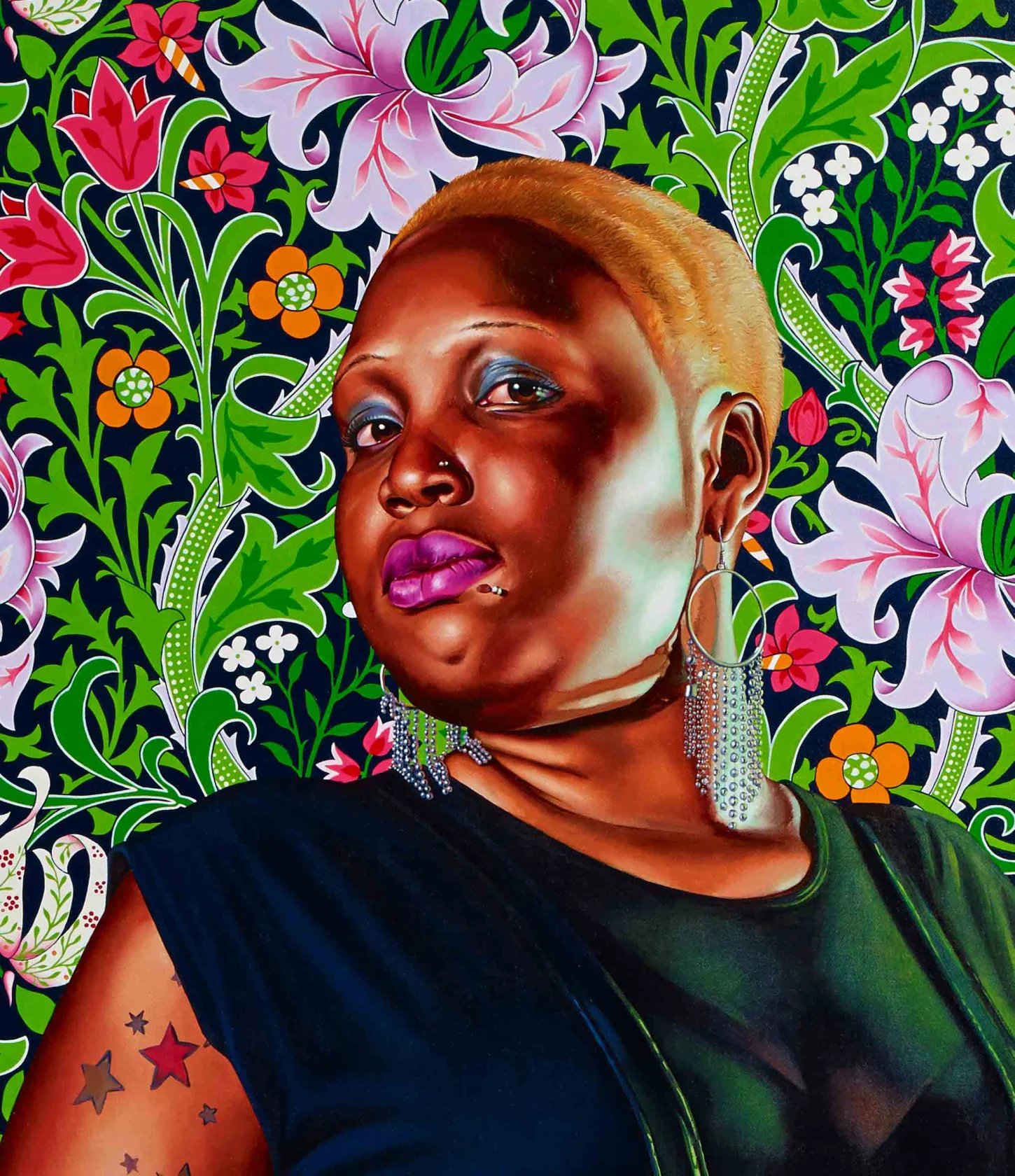 Kehinde Wiley Portrait of Mary Hill, Lady Killigrew, 2013