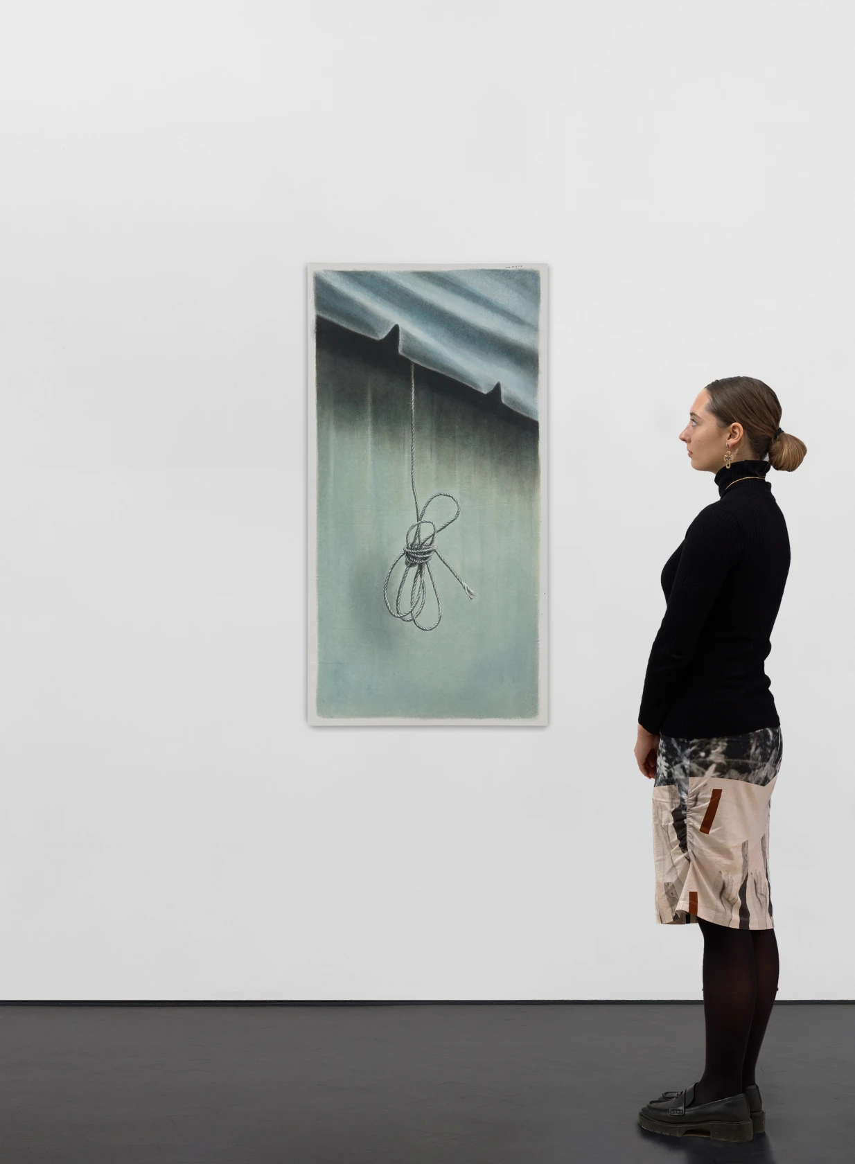 Yooyun Yang, A hanging rope, 2024