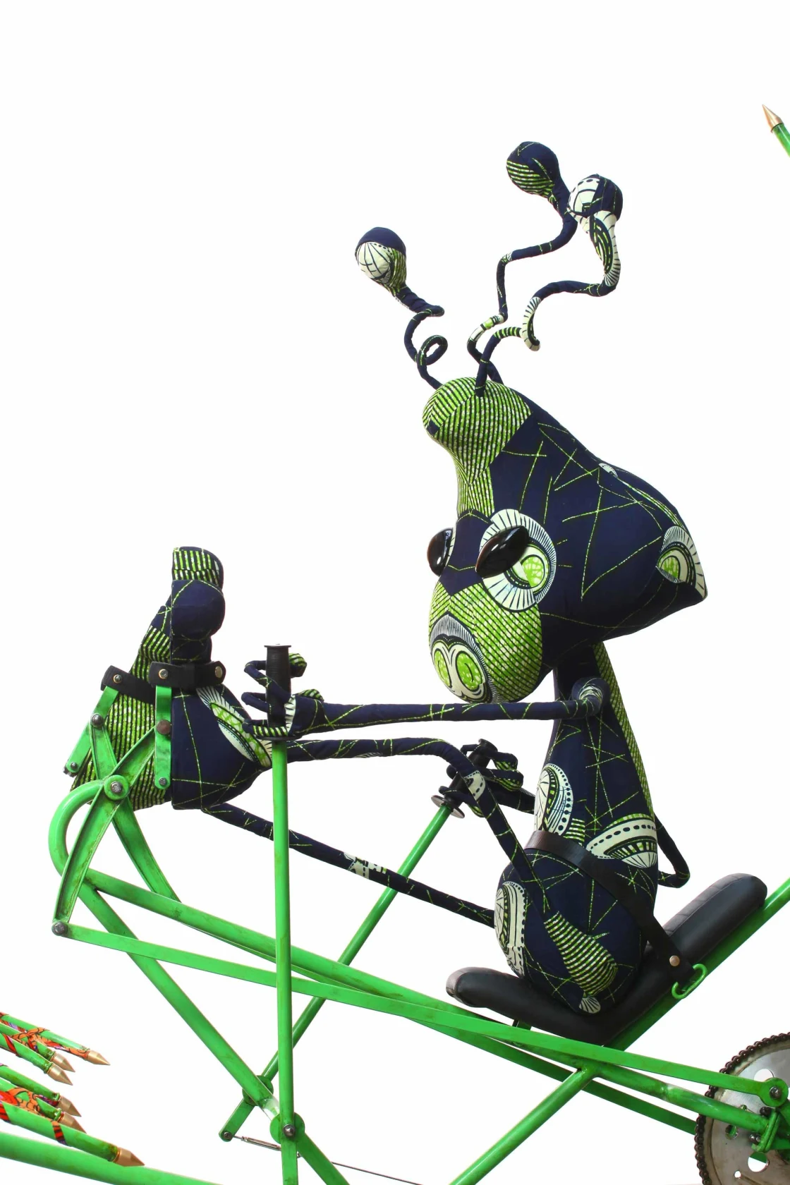 Yinka Shonibare Alien man on flying machine, 2011