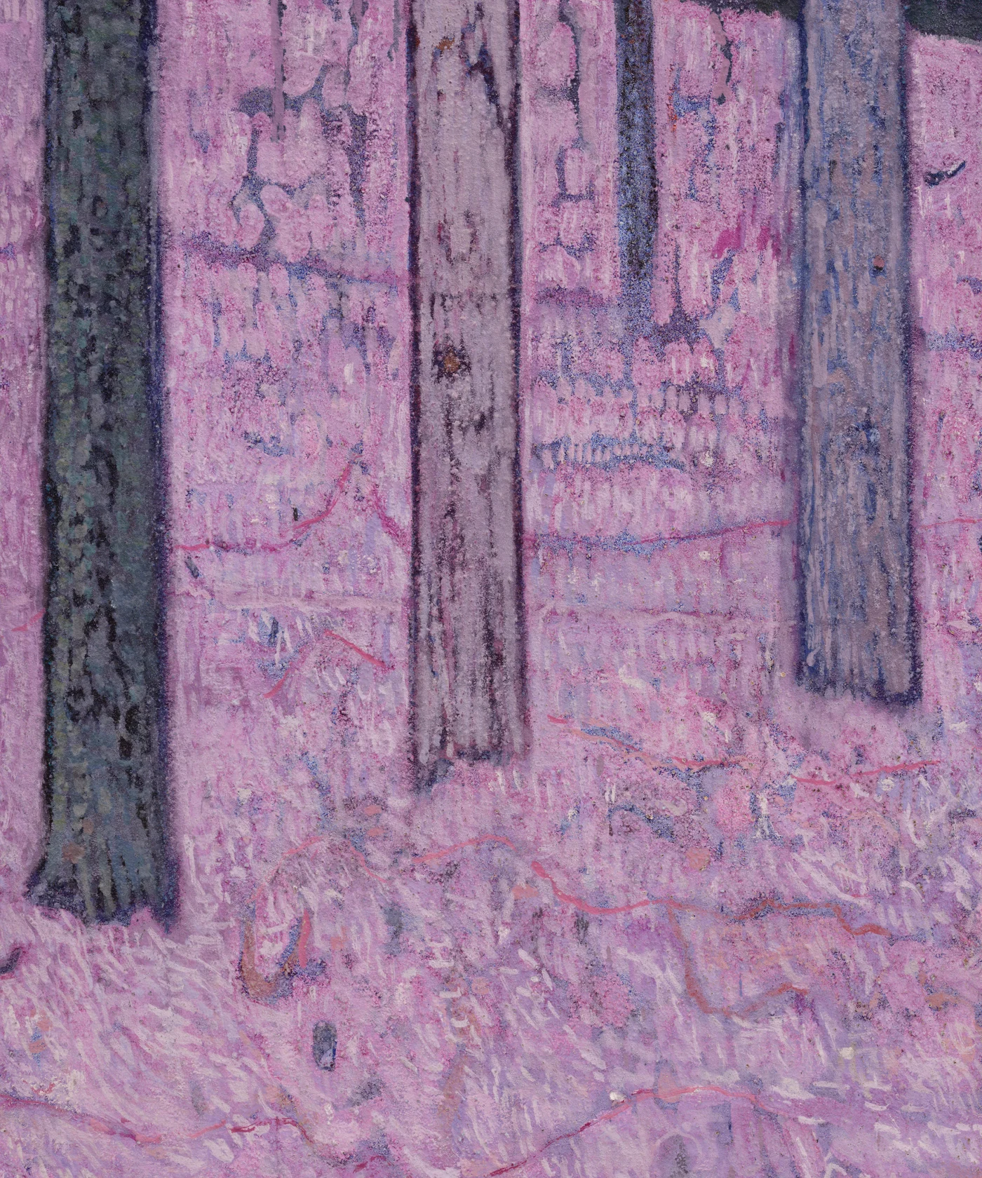 Sky Glabush River through trees, 2024