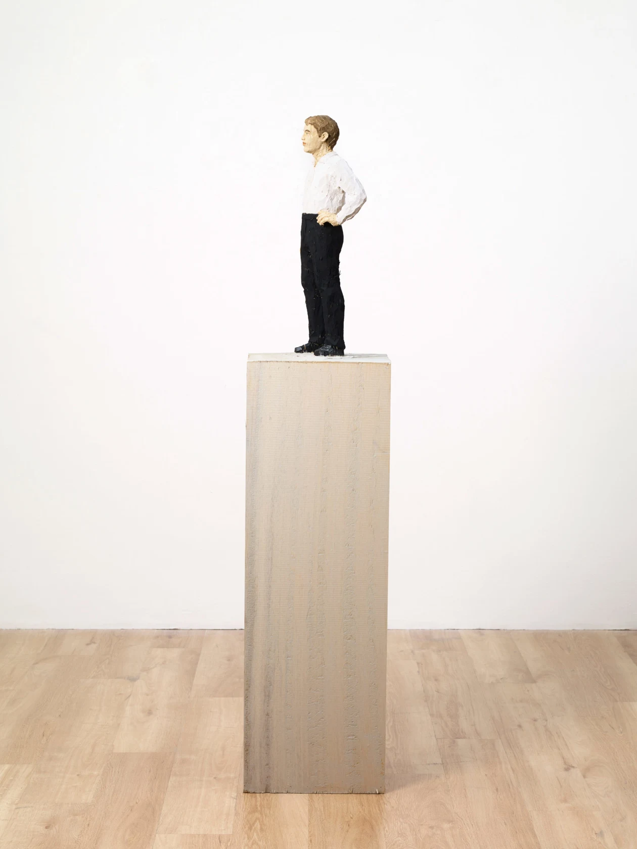 Stephan Balkenhol, Man in Black Trousers, 2017