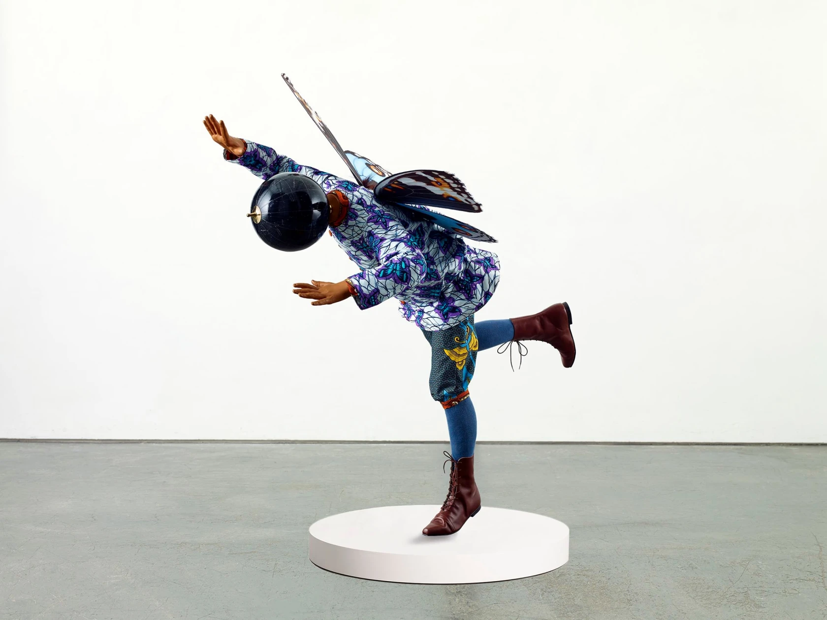 Yinka Shonibare, Butterfly Kid (Boy) IV, 2019