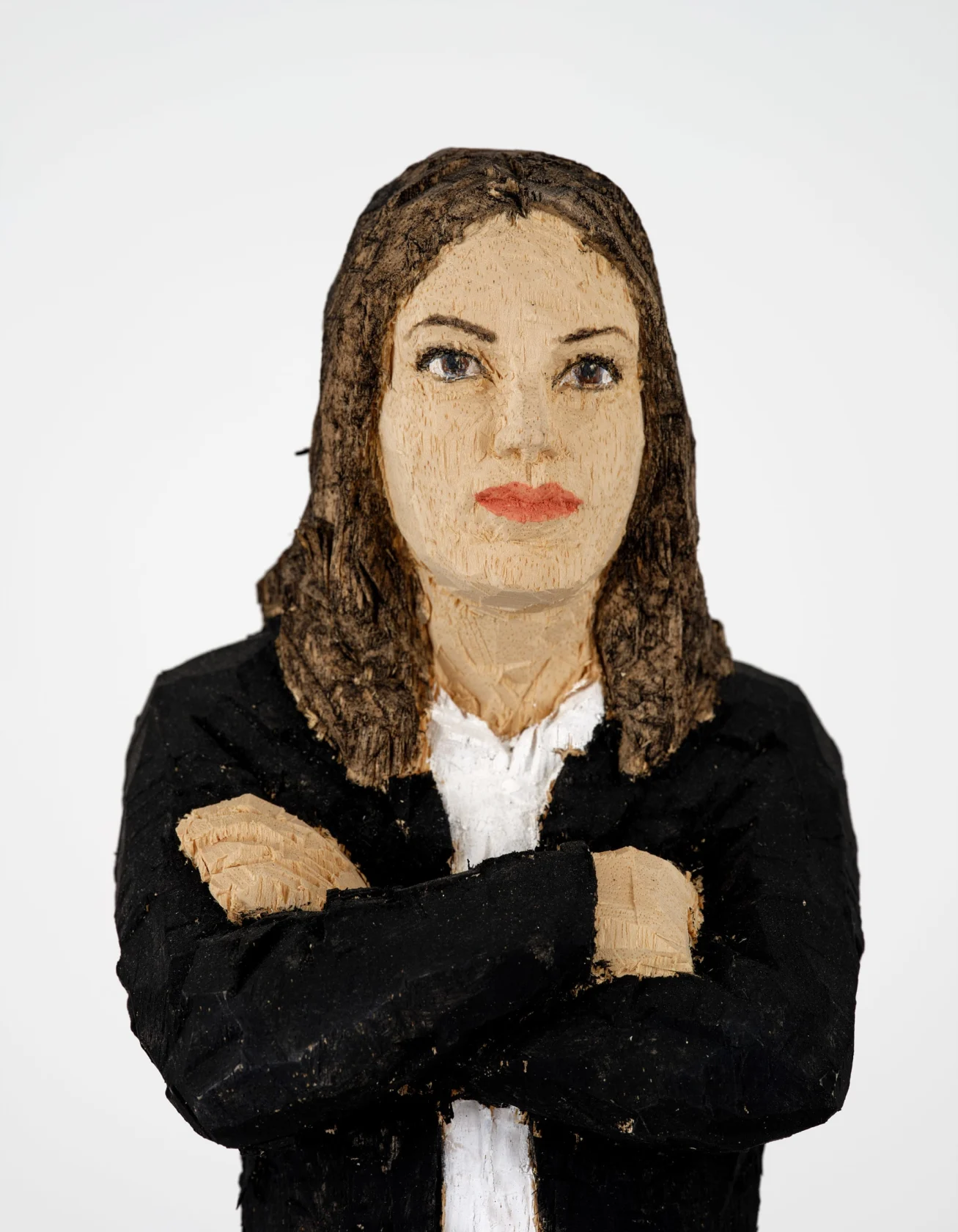 Stephan Balkenhol, Woman with Crossed Arms , 2019