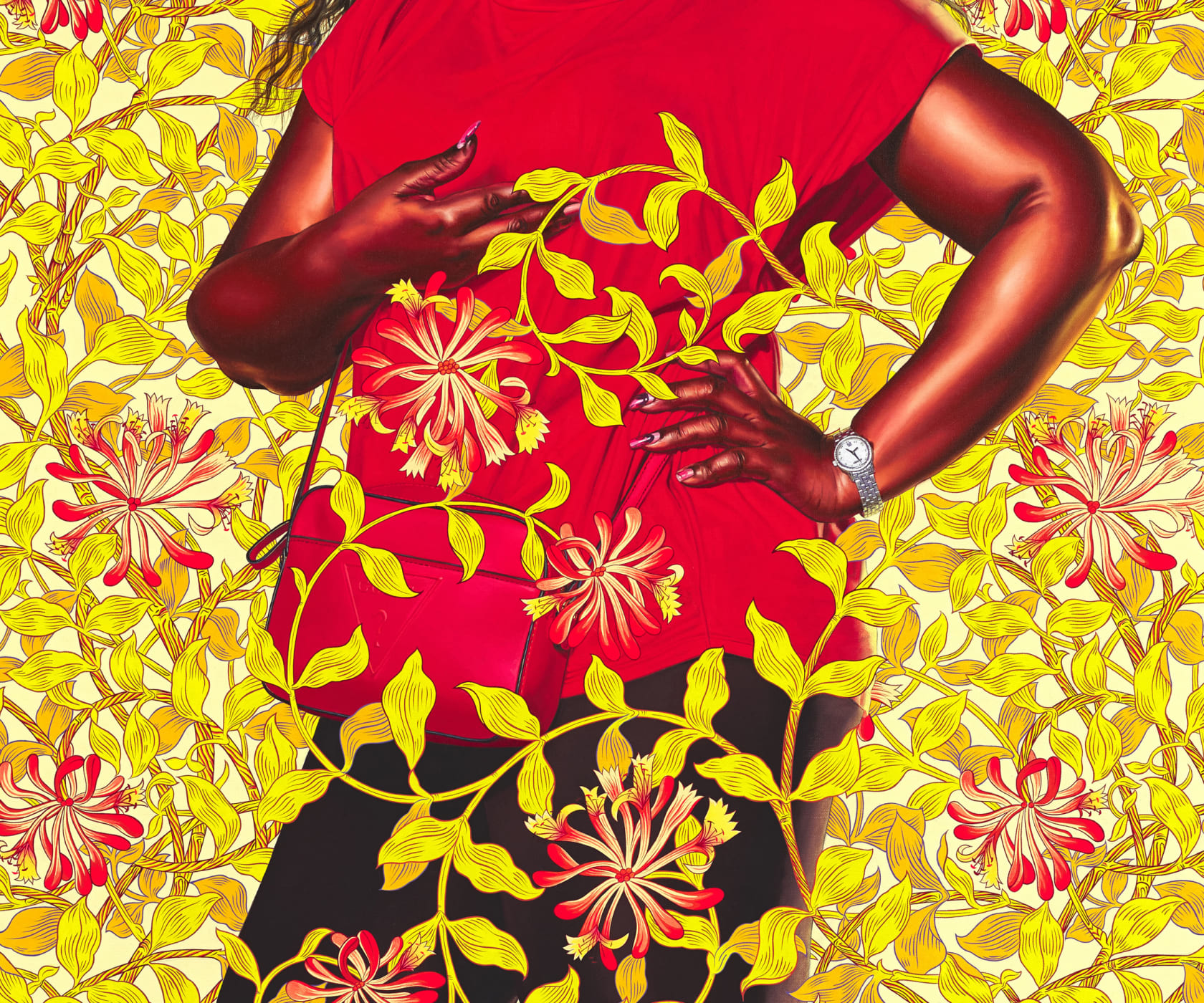 Kehinde Wiley, Portrait of Quanna Noble, 2020