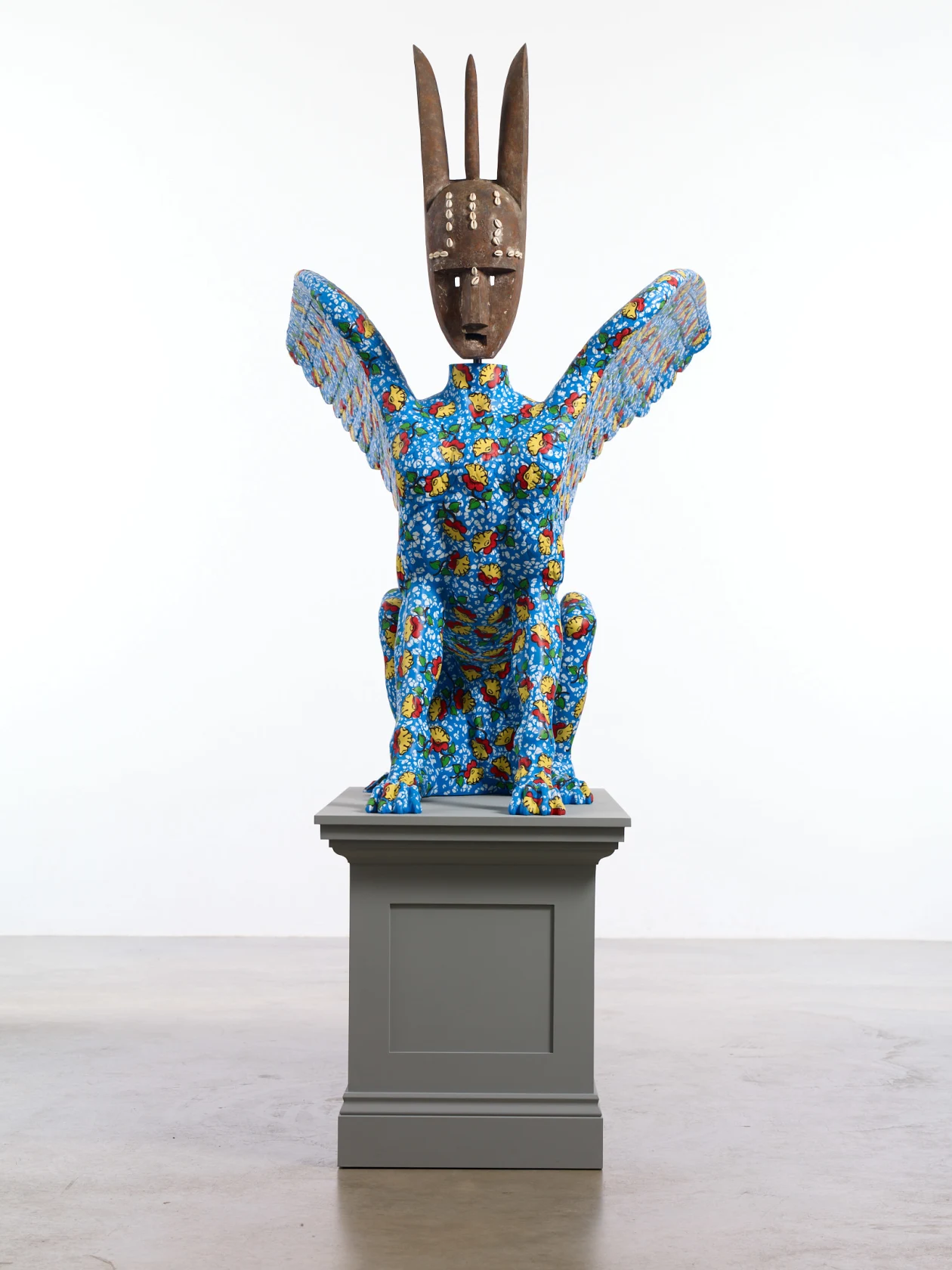 Yinka Shonibare, Hybrid Sculpture (Sphinx), 2021