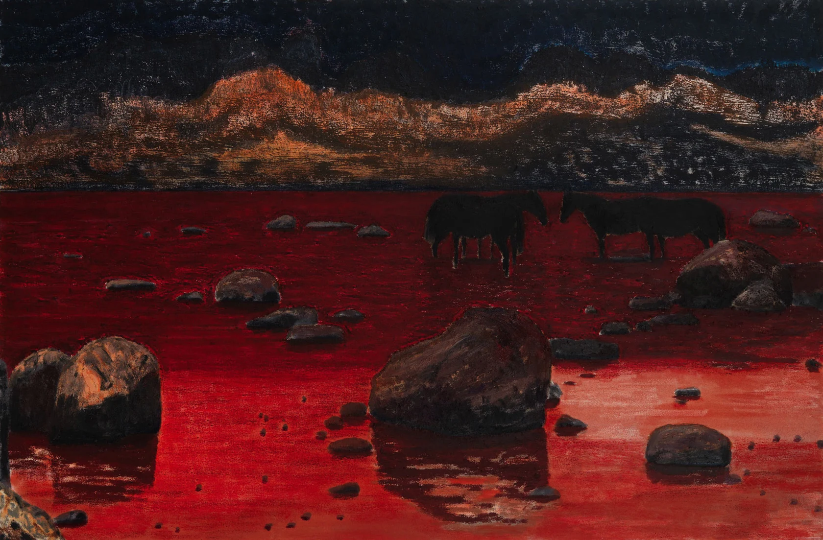 Mamma Andersson The mare reminds of the night, 2019