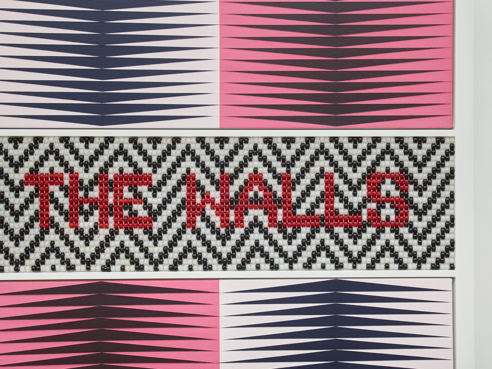 Jeffrey Gibson BRING DOWN THE WALLS, LET ‘EM FALL FALL FALL, 2020