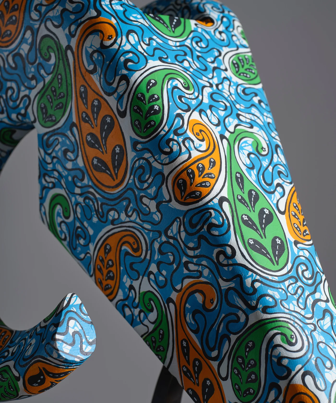 Yinka Shonibare Hybrid Mask (Bozo), 2023