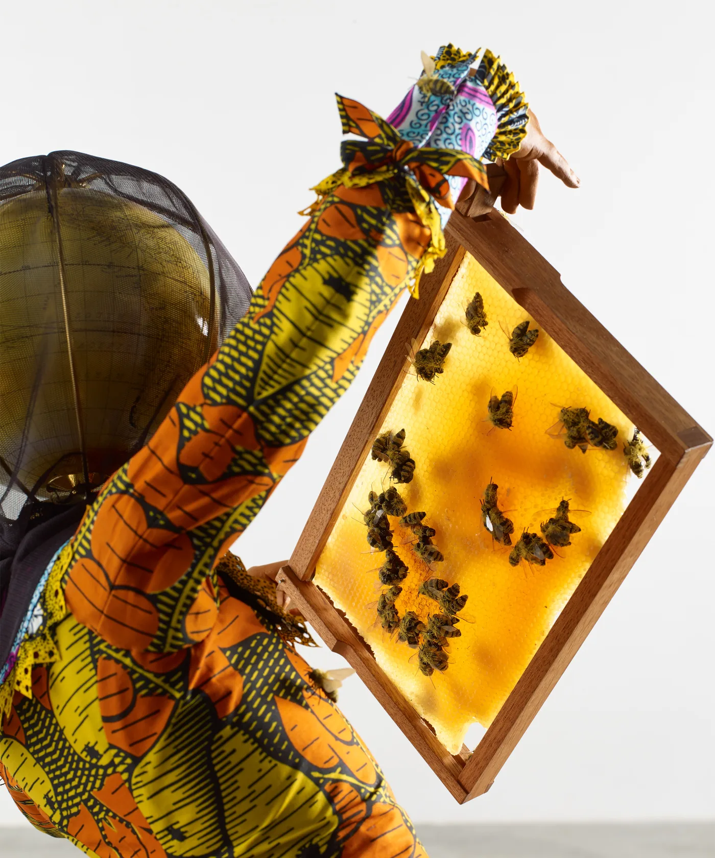 Yinka Shonibare, Beekeeper Girl II, 2022