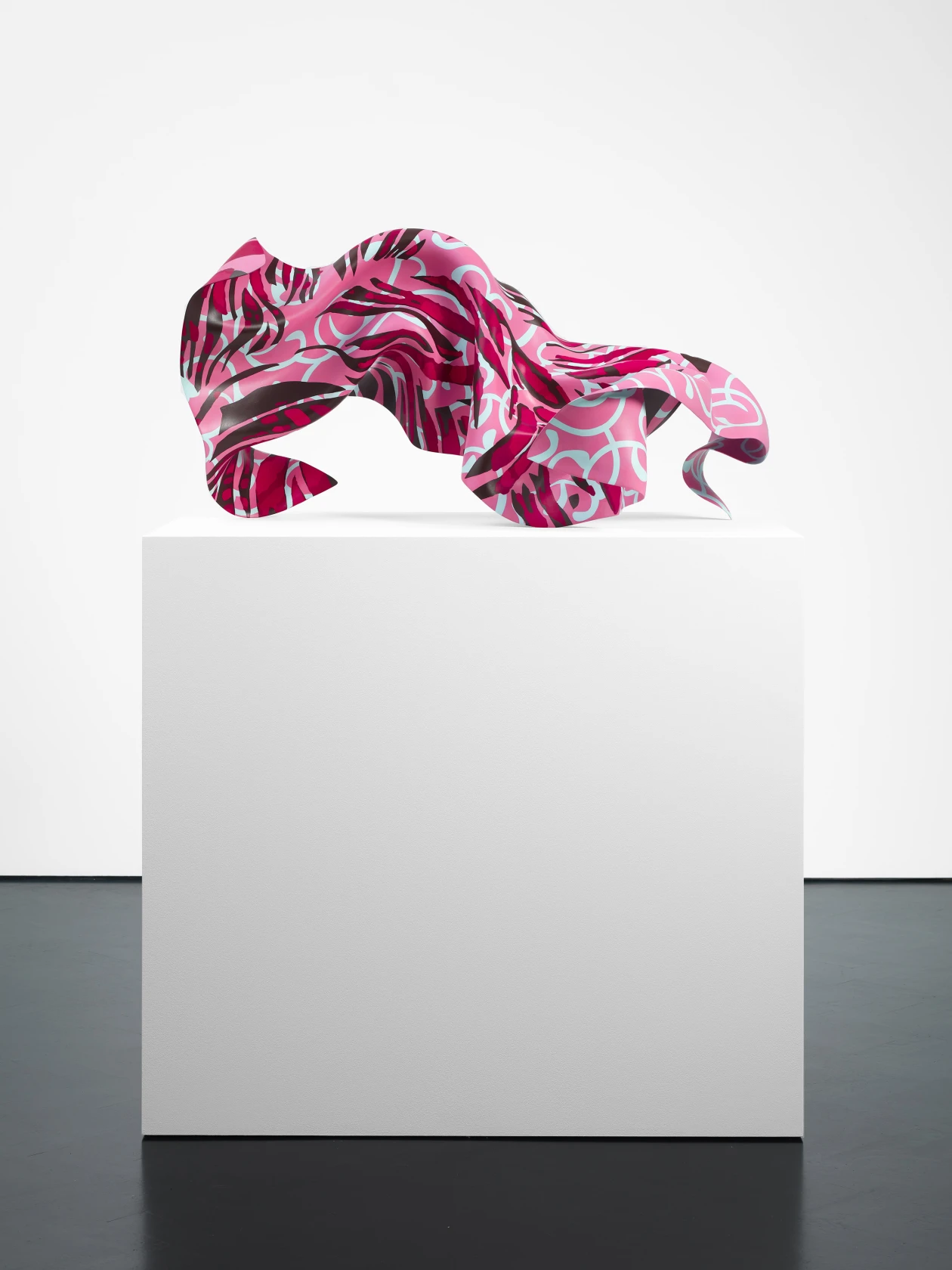 Yinka Shonibare Bronze (Pink, Turquoise & Red), 2021
