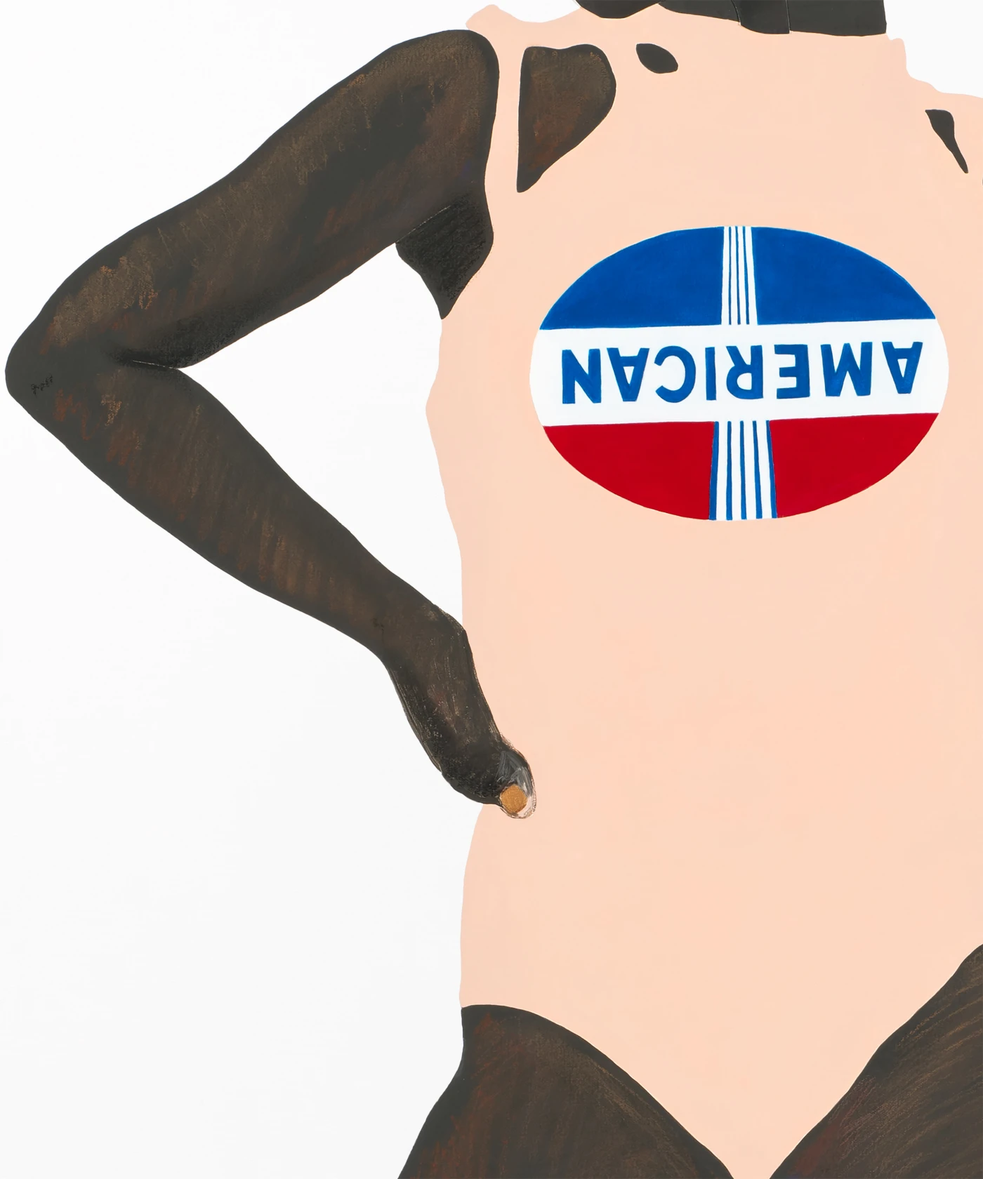 Deborah Roberts, Subject: America #3, 2021