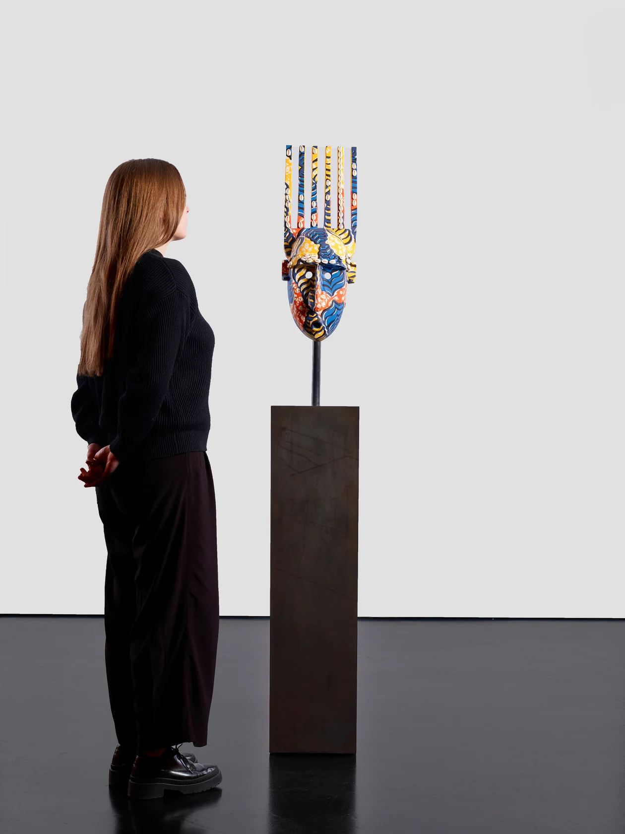 Yinka Shonibare, Hybrid Mask (Ntomo), 2020 - 2021