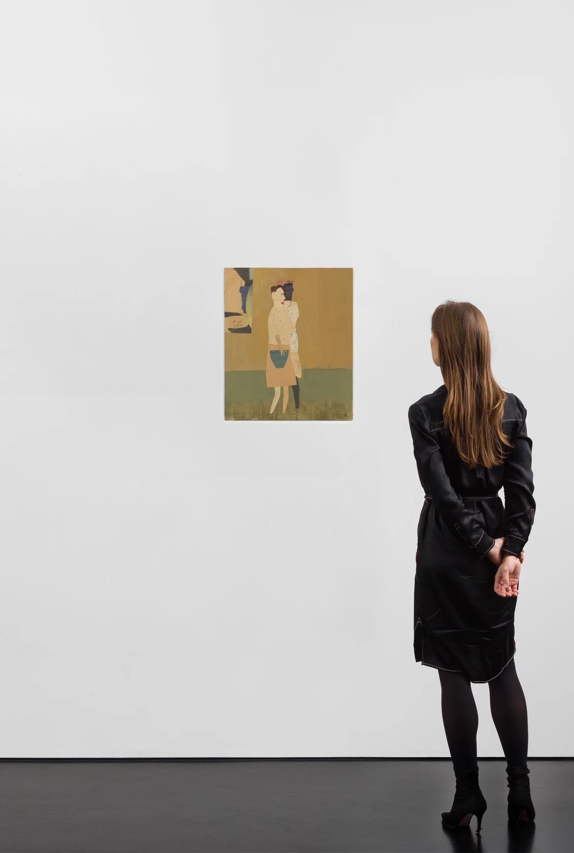 Anne Rothenstein, Two Figures Walking, 2014