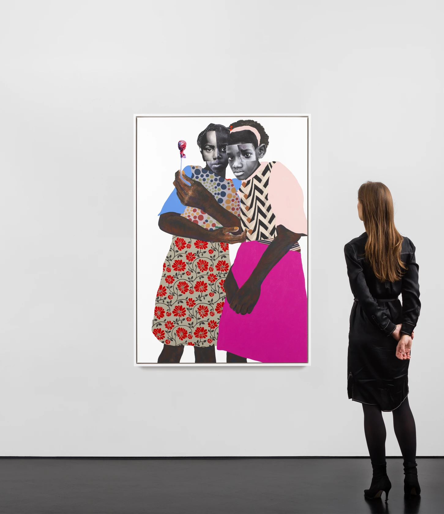 Deborah Roberts The unseen, 2020