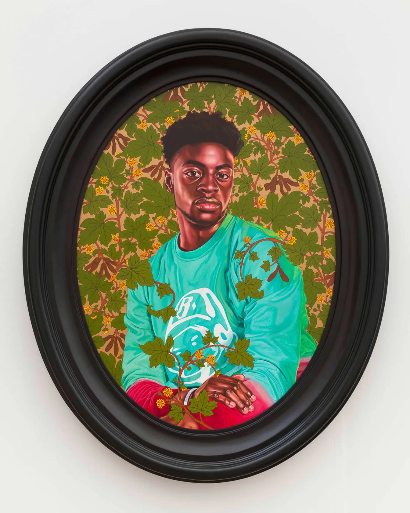 Kehinde Wiley, Portrait of Issa Diatta, 2017