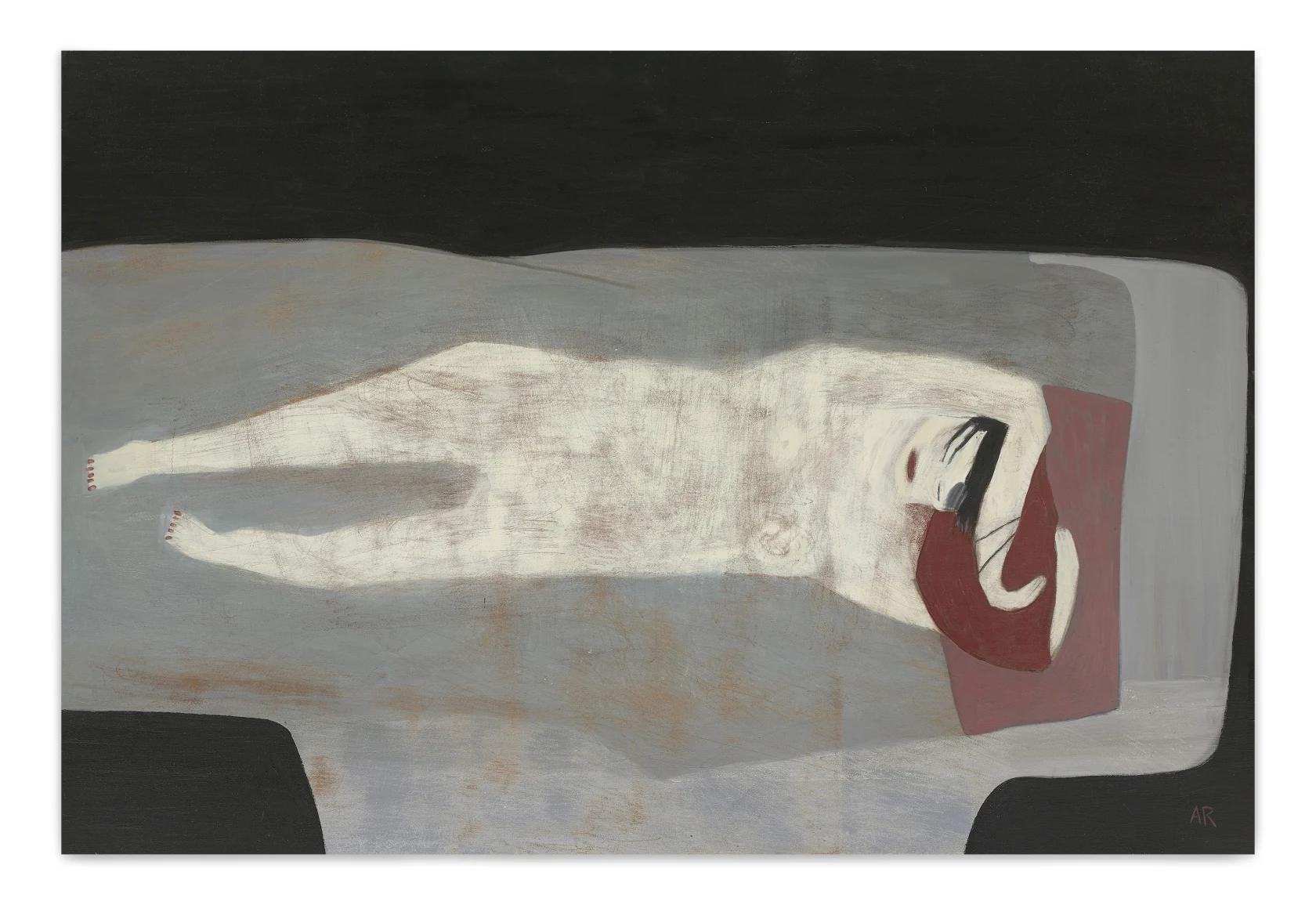 Anne Rothenstein Red Pillow 11, 2017-2018