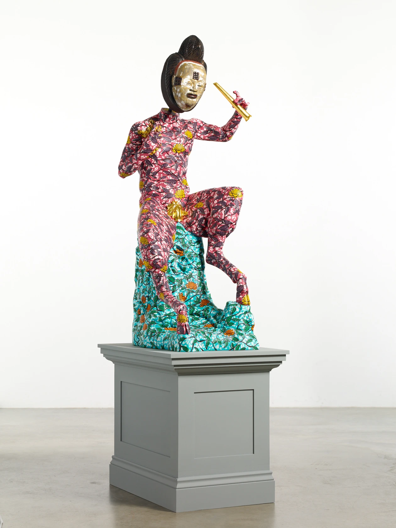 Yinka Shonibare, Hybrid Sculpture (Pan), 2021