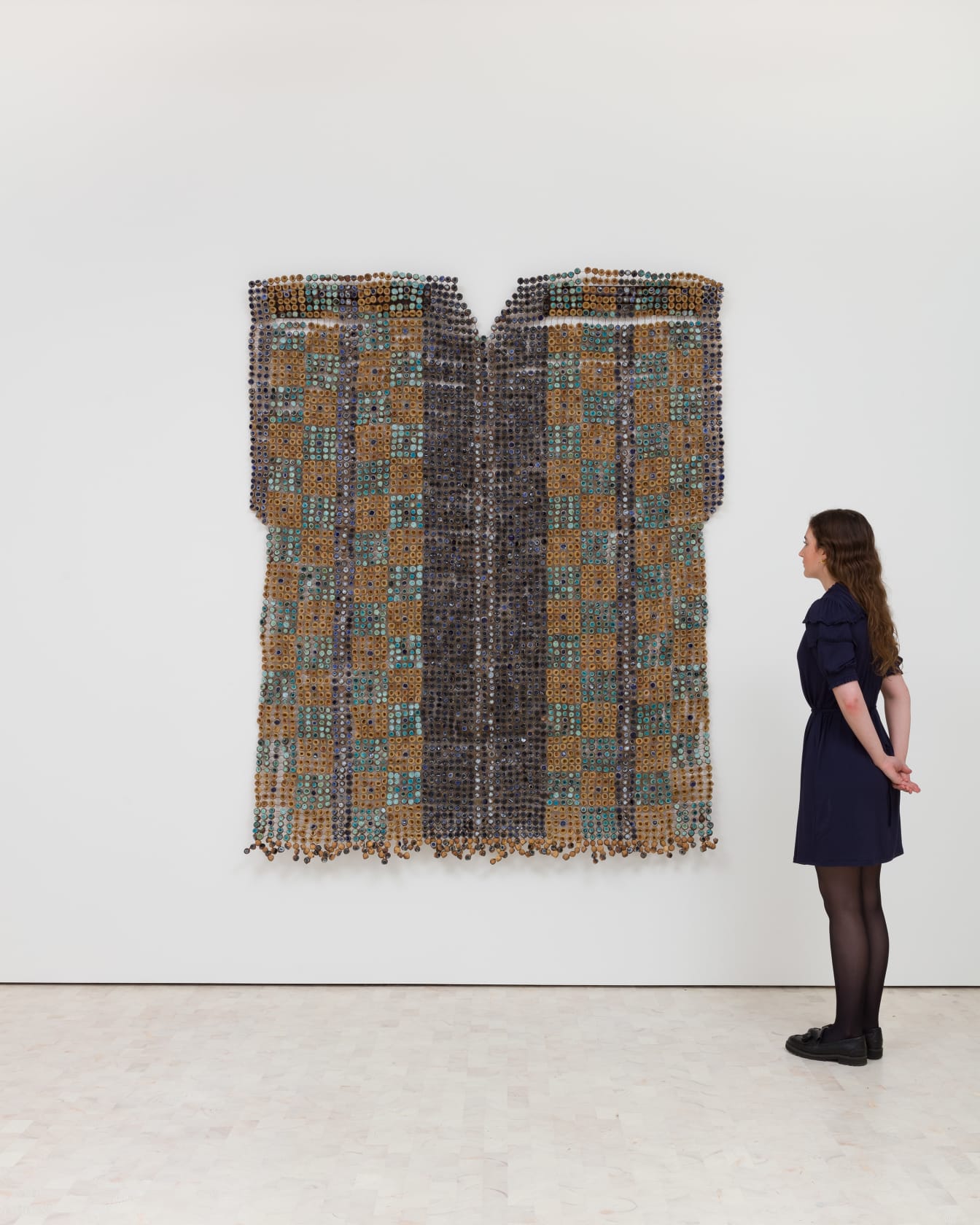 Ozioma Onuzulike Chequered Jumper for Anatsui, 2023