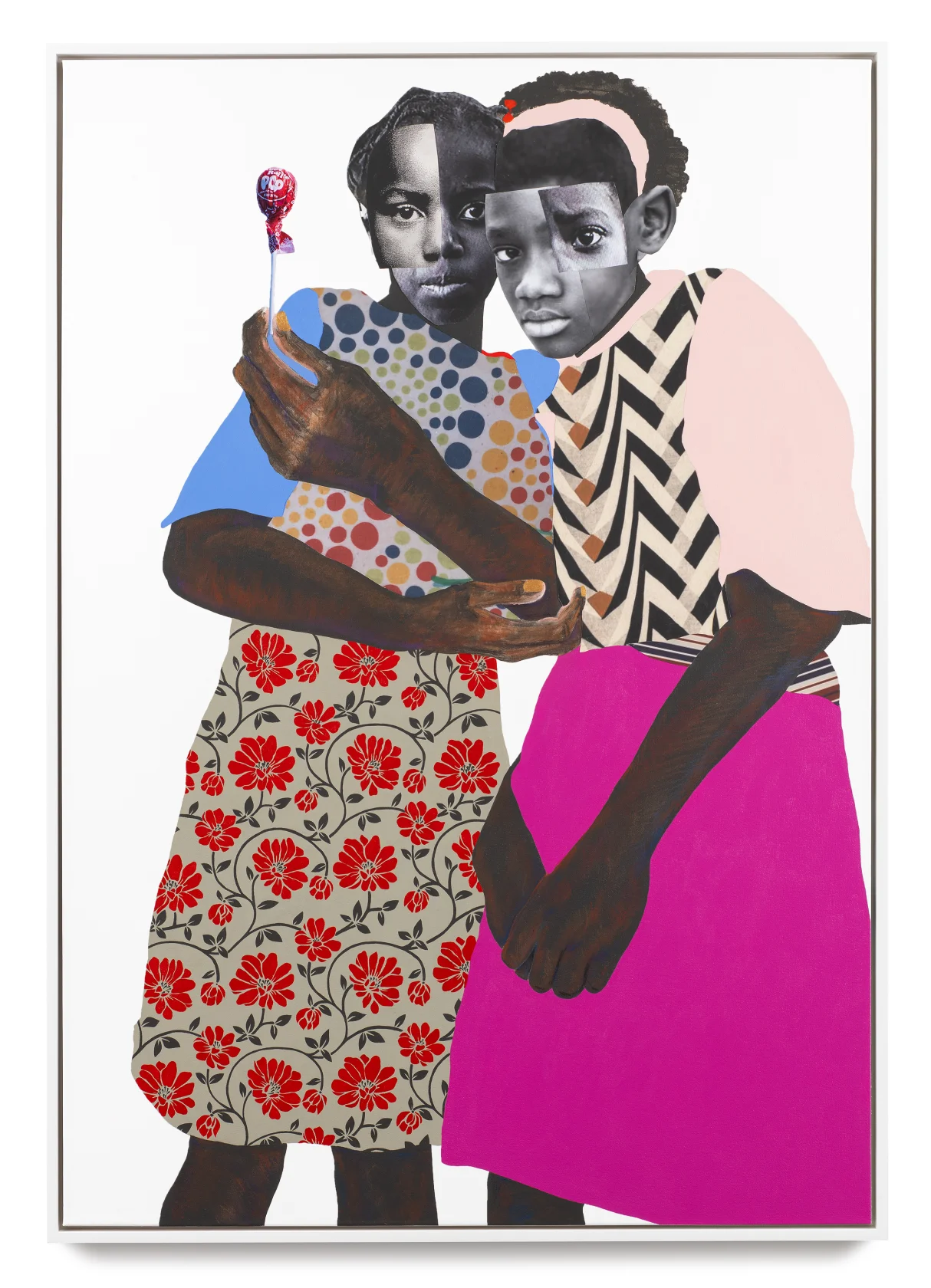 Deborah Roberts The unseen, 2020