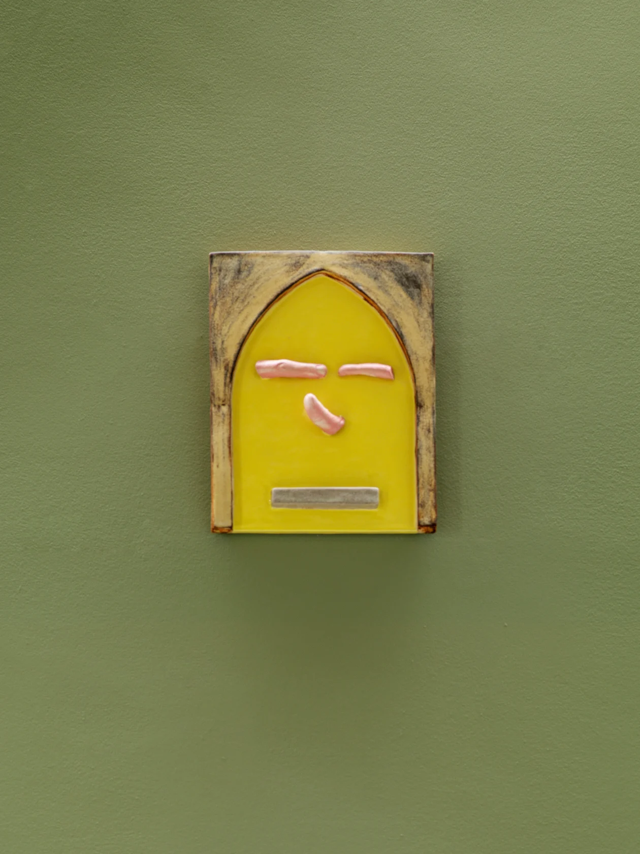 Jonathan Baldock Maske CXXIII, 2023 Ceramic, 30 x 24cm (11 3/4 x 9 1/2in)