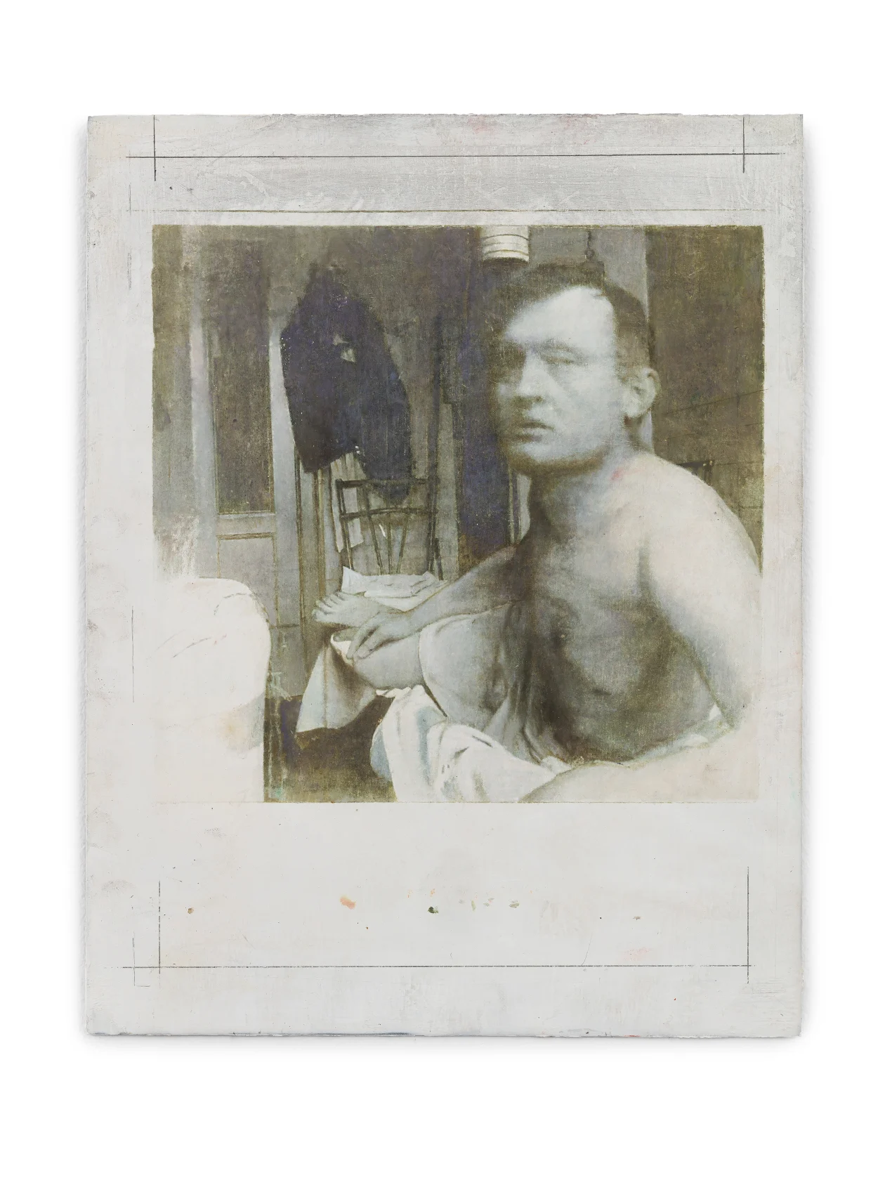 Juan Araujo, Self portrait of Edvard Munch ‘a la Marat’, 2021-2022