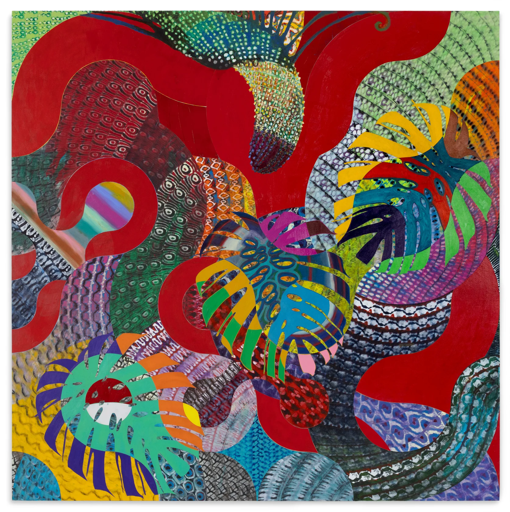 Luiz Zerbini, Red Light, 2023