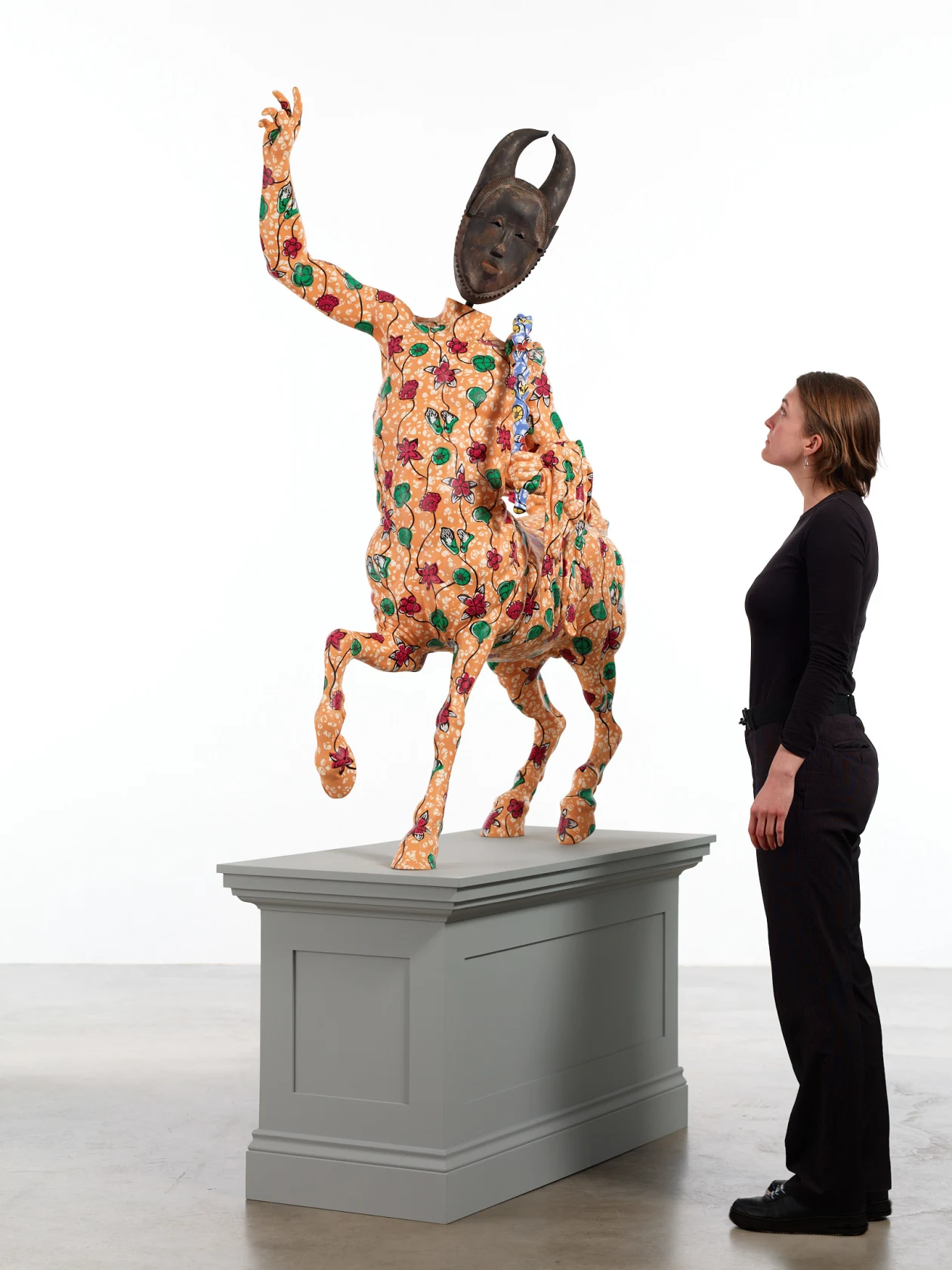 Yinka Shonibare, Hybrid Sculpture (Centaur), 2021