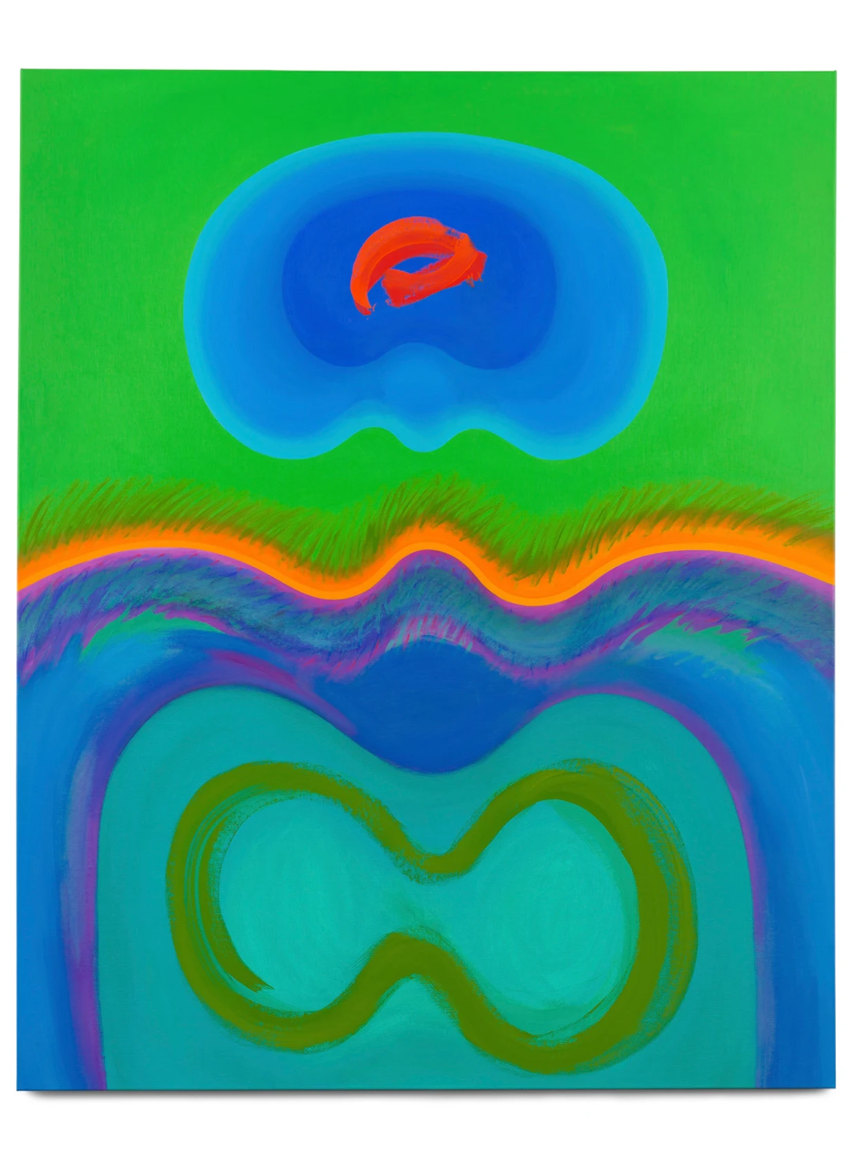 Ilona Keserü, Green-blue Approach, 2000