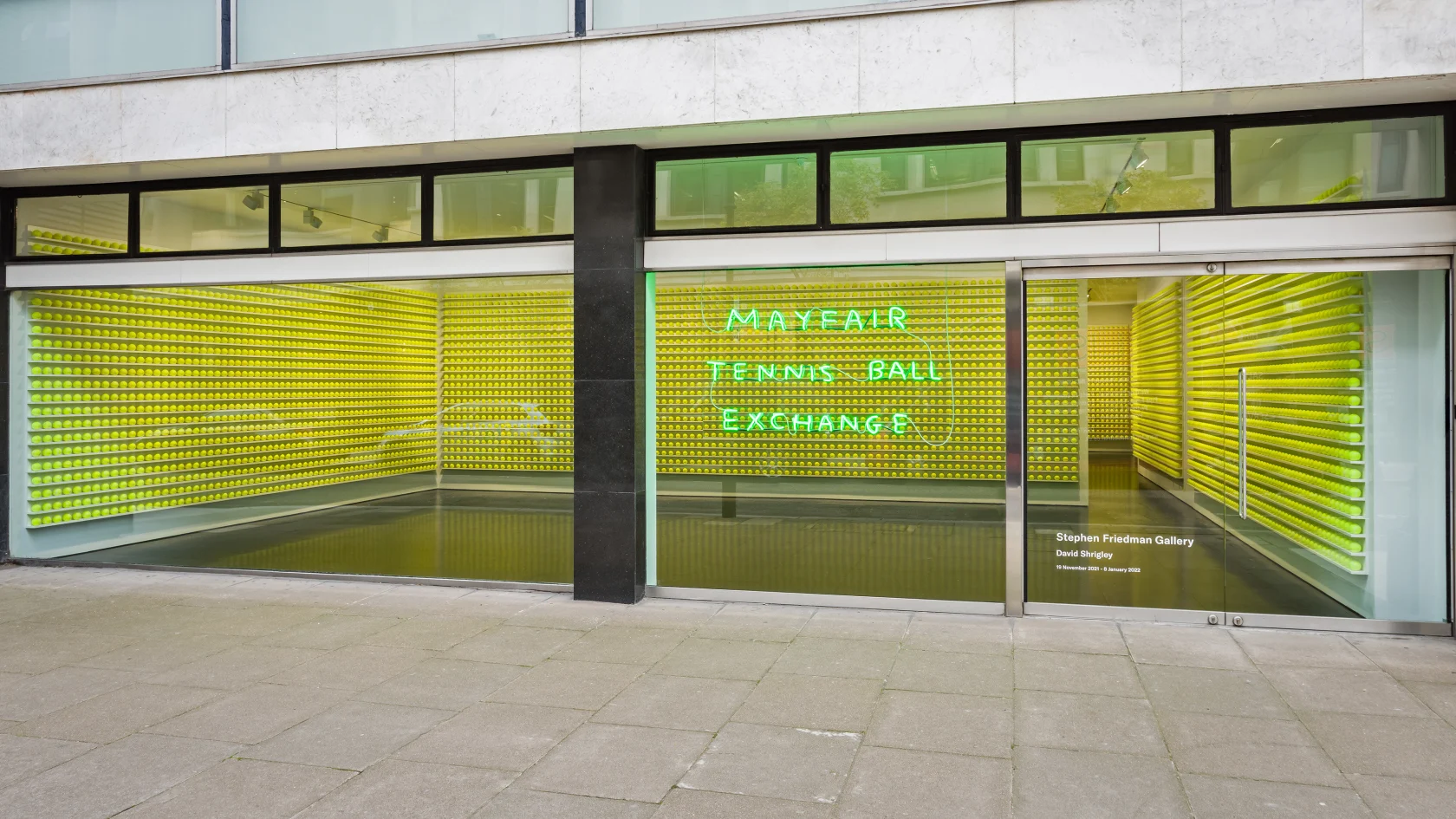 David Shrigley, Tennis Ball Exchange, 2021