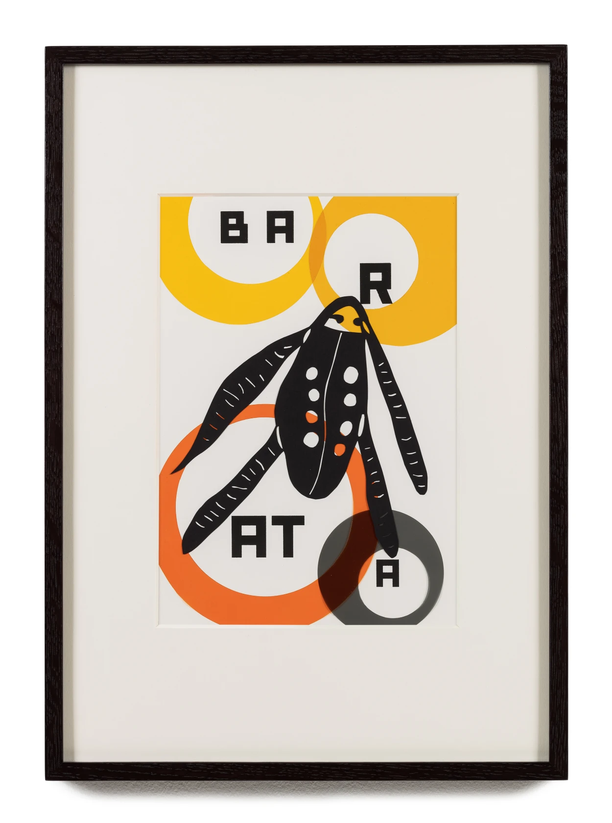 Rivane Neuenschwander, O nome do medo (recorte): Barata / The Name of Fear (cut-out): Cockroach, 2017