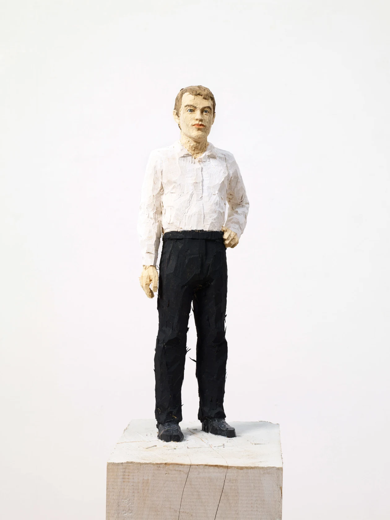 Stephan Balkenhol, Man in Black Trousers, 2017