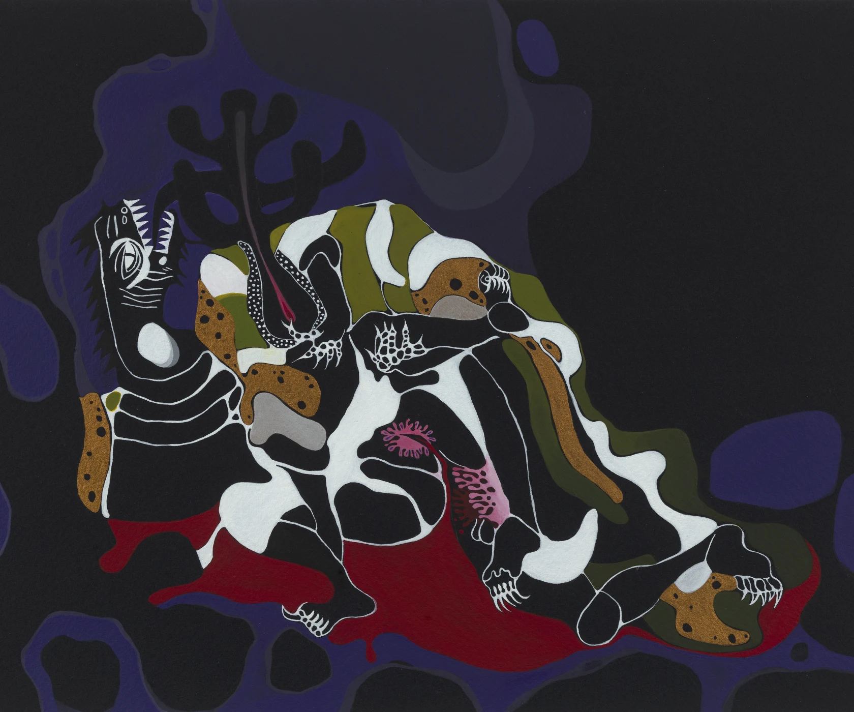 Rivane Neuenschwander Trôpego Trópico (Roxo) [Dark Tropics (Purple)], 2022