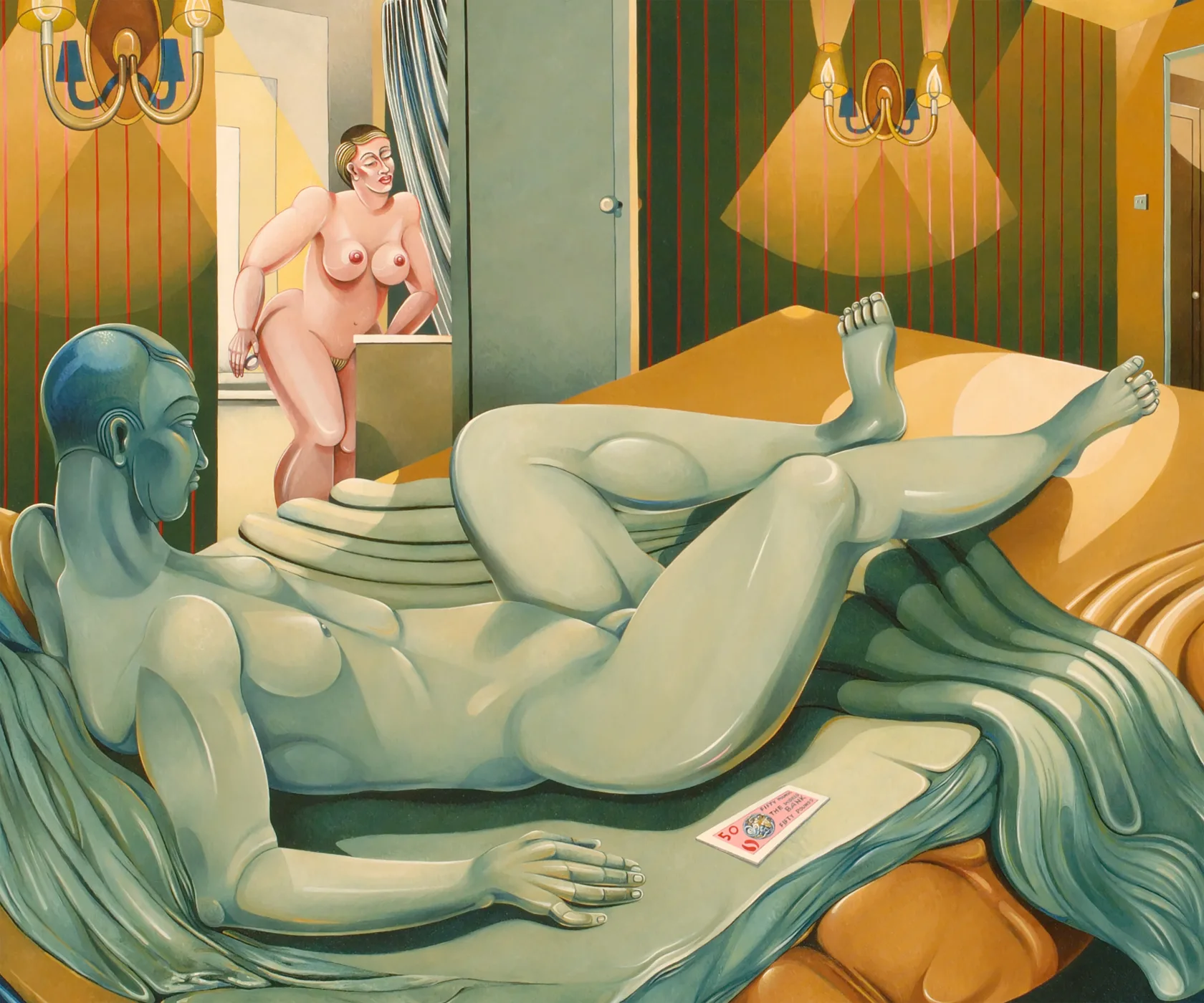 Caroline Coon, World Hotel Room, 1998