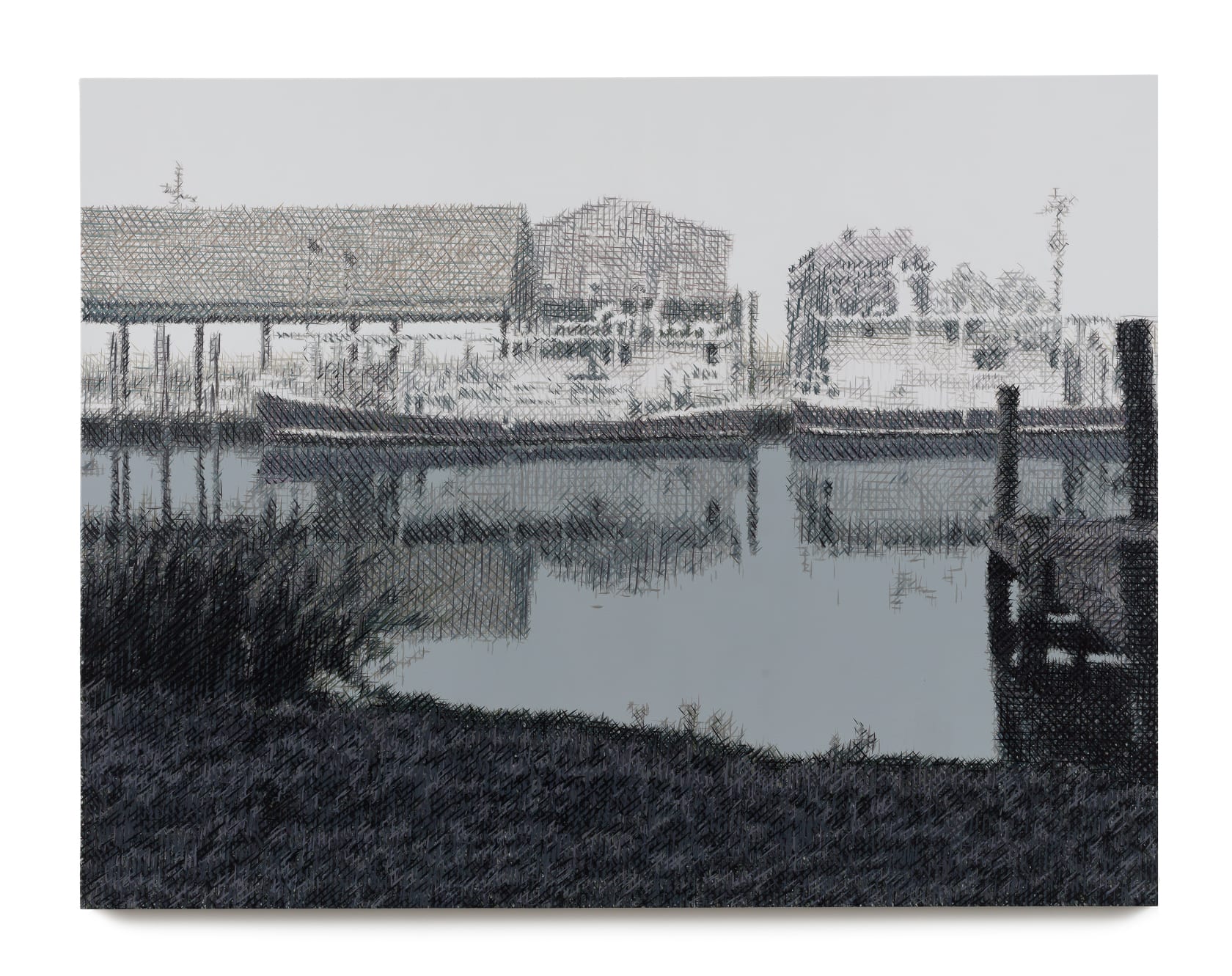 Wayne Gonzales, Oyster Boats, Yscloskey, Louisiana, 2019
