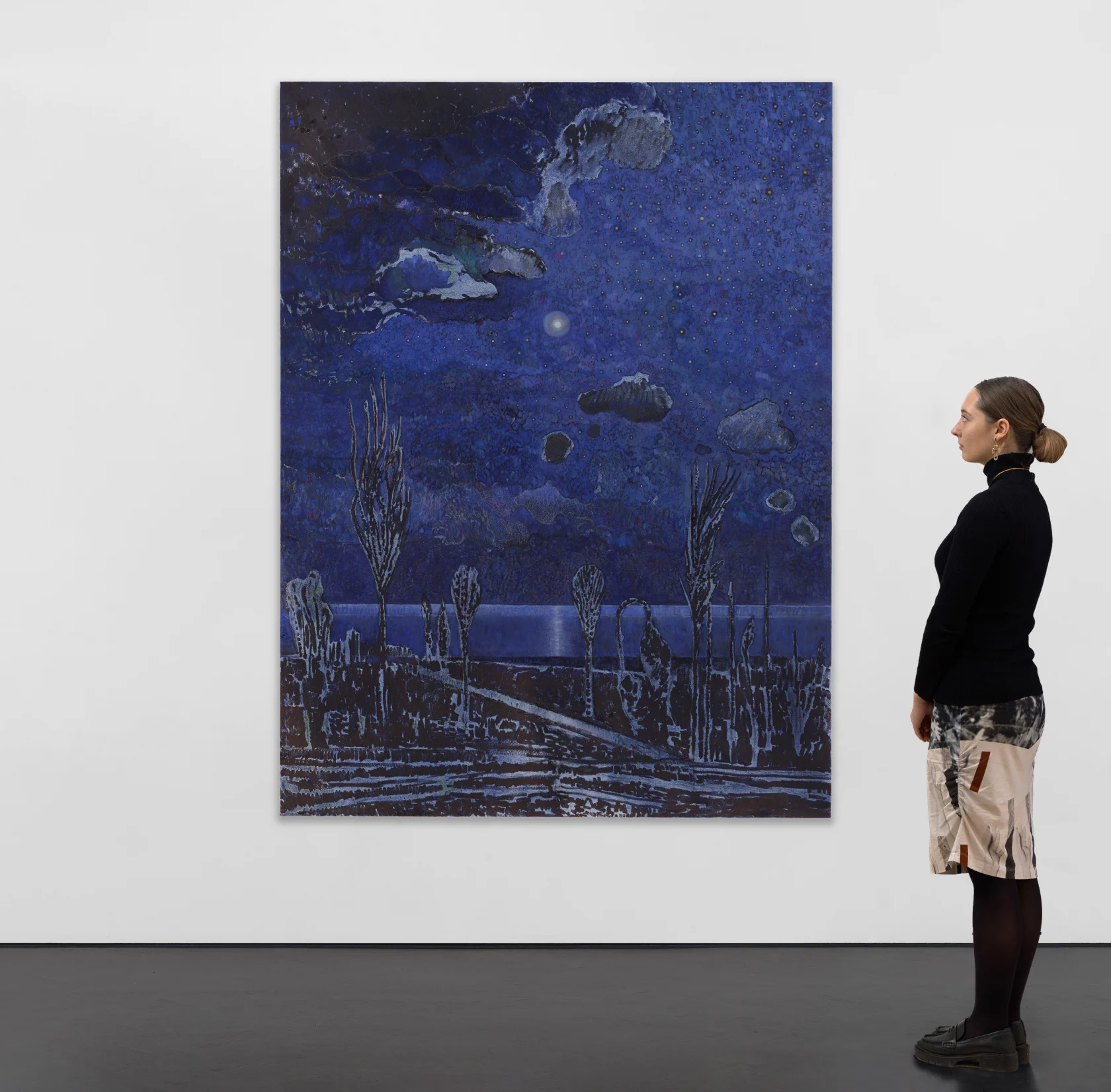 Sky Glabush Logging road at night, 2024