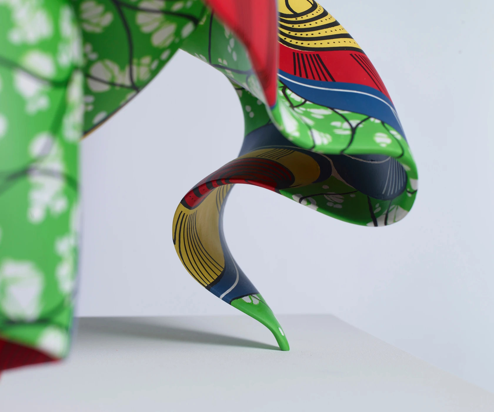 Yinka Shonibare Bronze (Green, Blue & Yellow), 2022