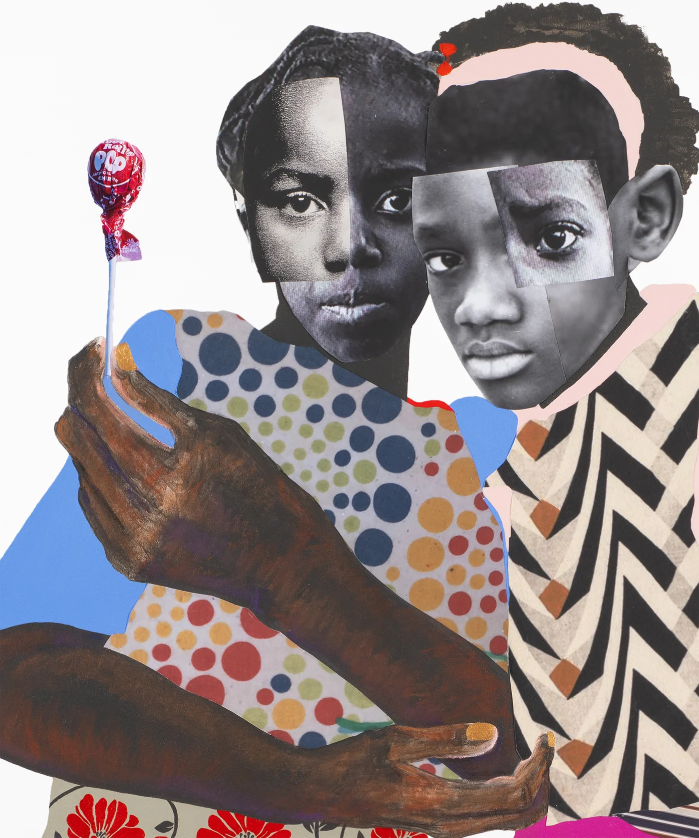 Deborah Roberts The unseen, 2020