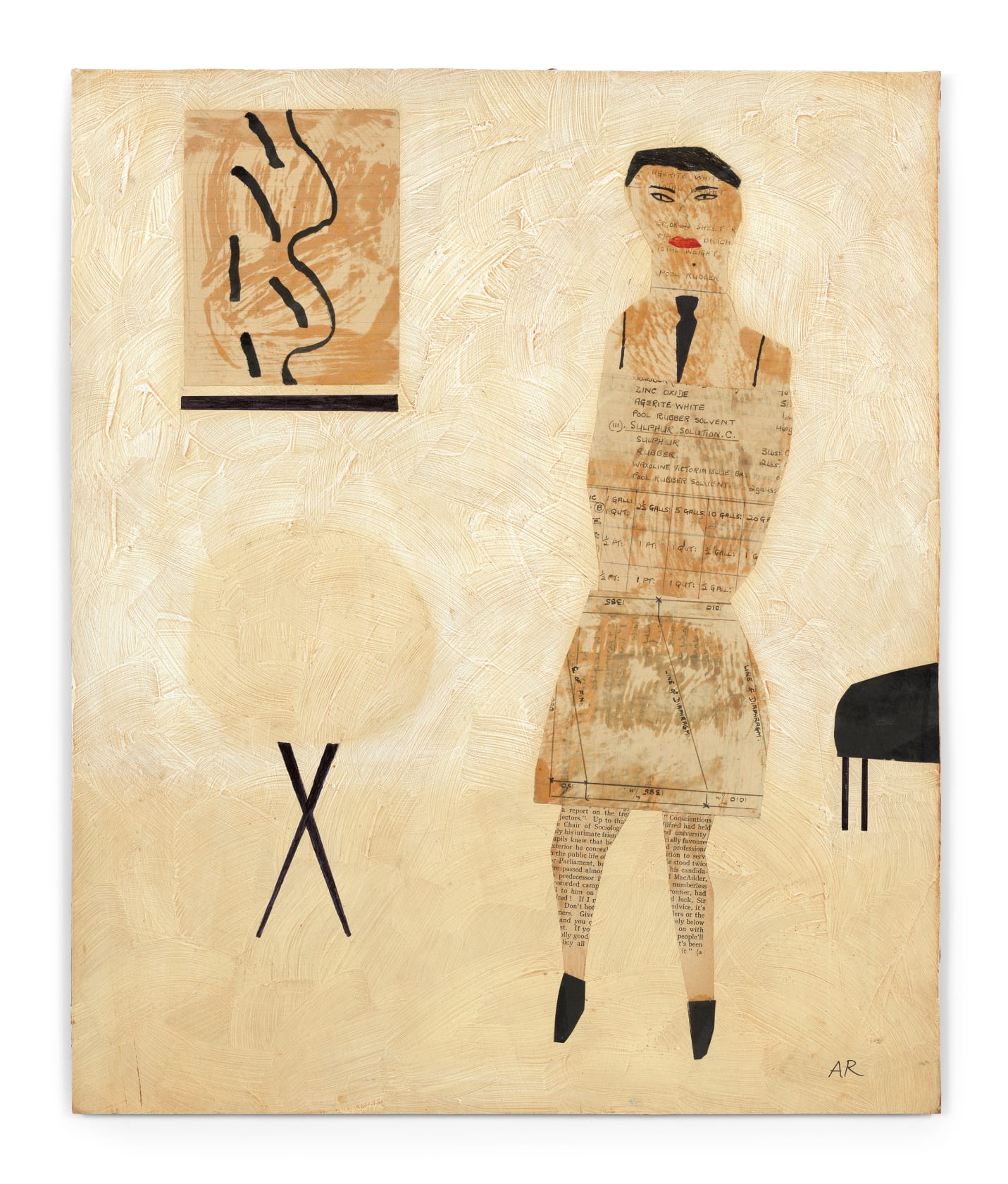 Anne Rothenstein, Lipstick and Tie, 2014