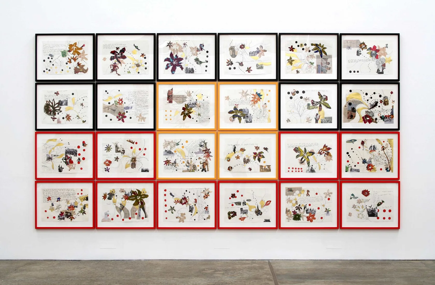 Yinka Shonibare, Alien Flag Drawings, 2011