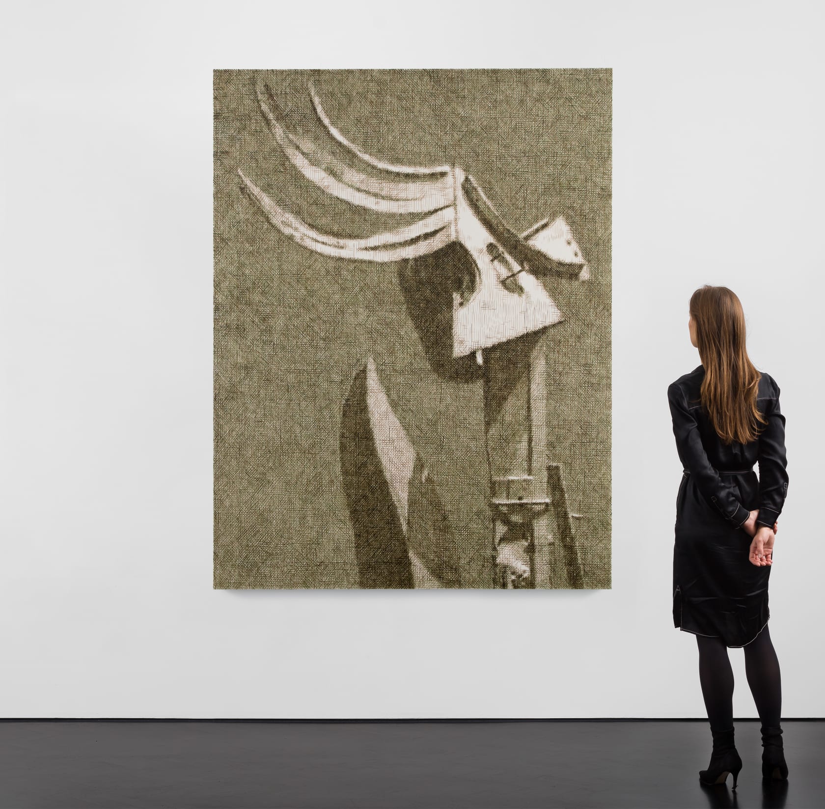 Wayne Gonzales Woman in the Garden, 2016 - 2017