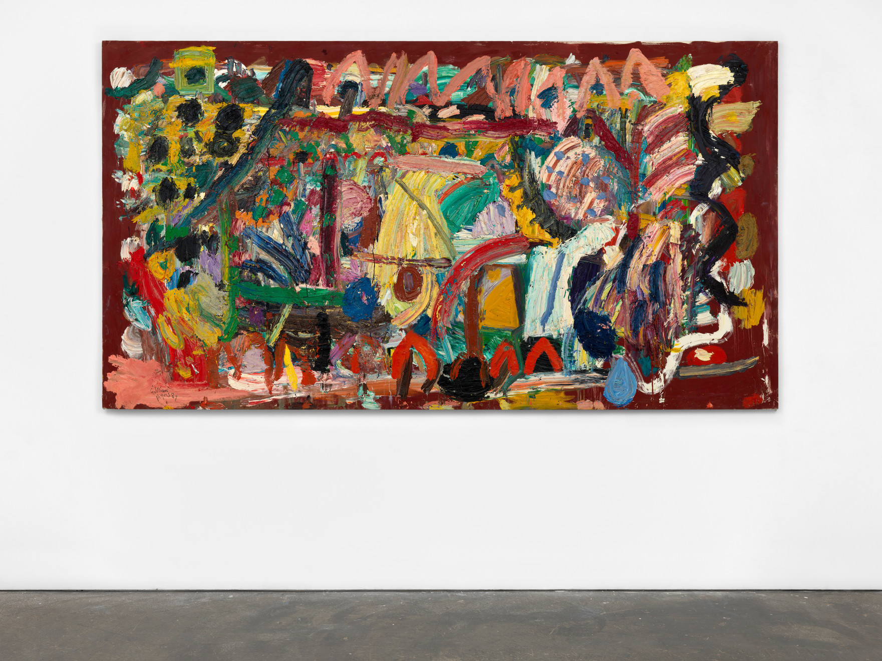 Gillian Ayres, August, 1987